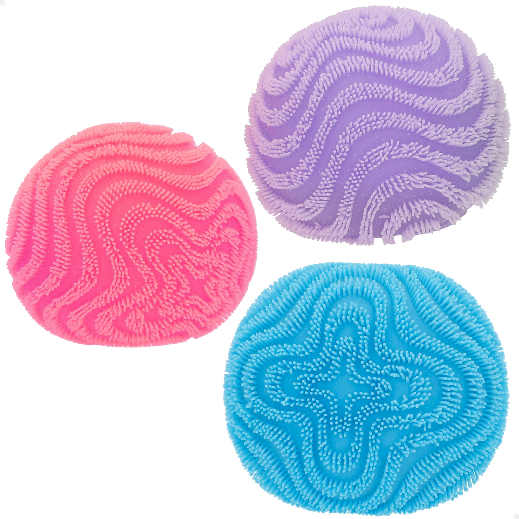 Nee-Doh Pack 3 pelotas antiestrés squishy 6 cm Wonder Waves