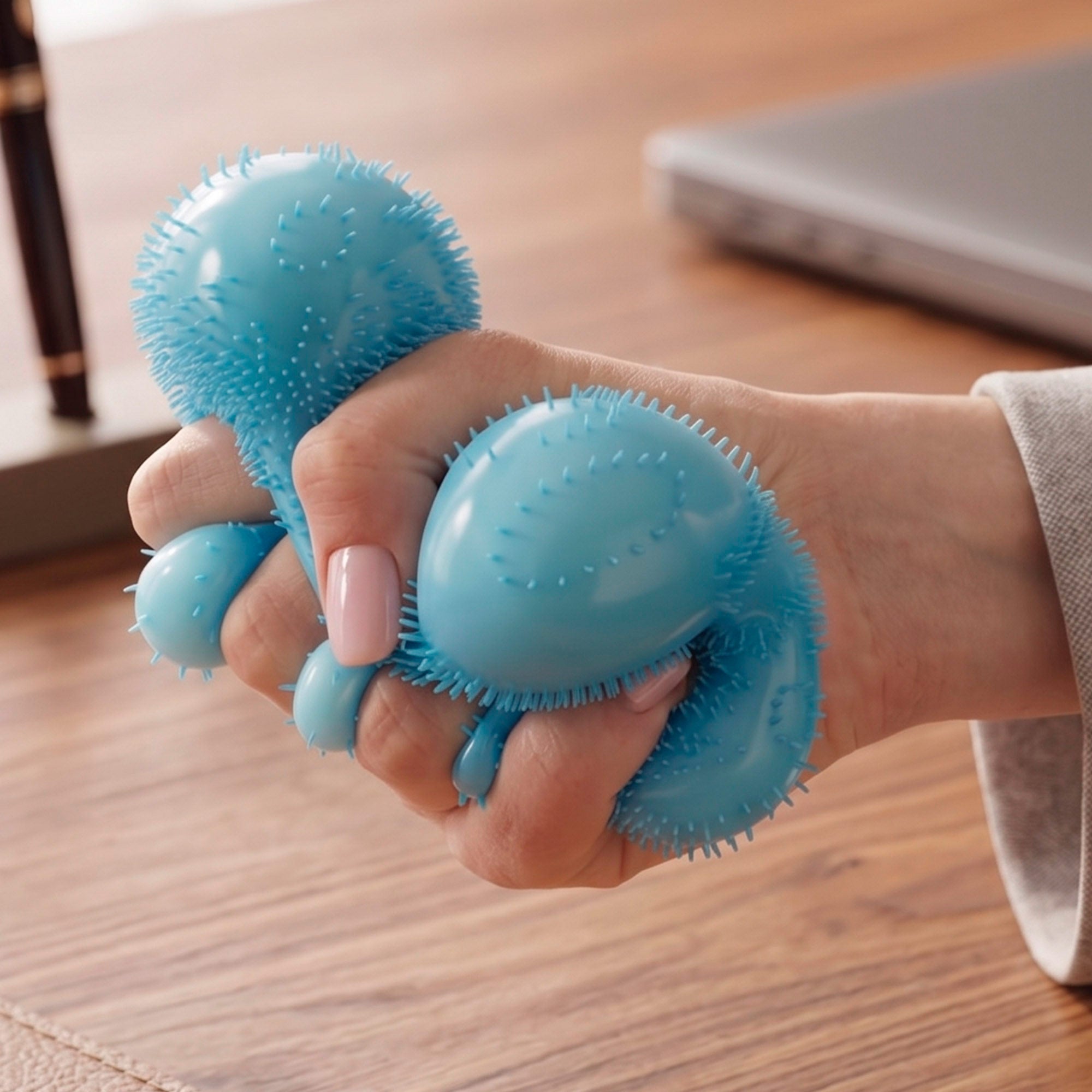 Nee-Doh Pack 3 bola flores antiestrés squishy 6 cm