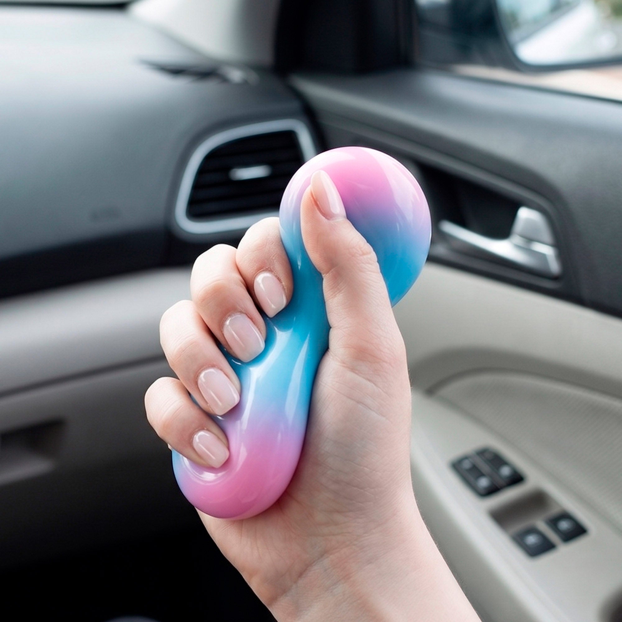 Nee-Doh Pack 3 pelotas antiestrés cambia color squishy 6 cm