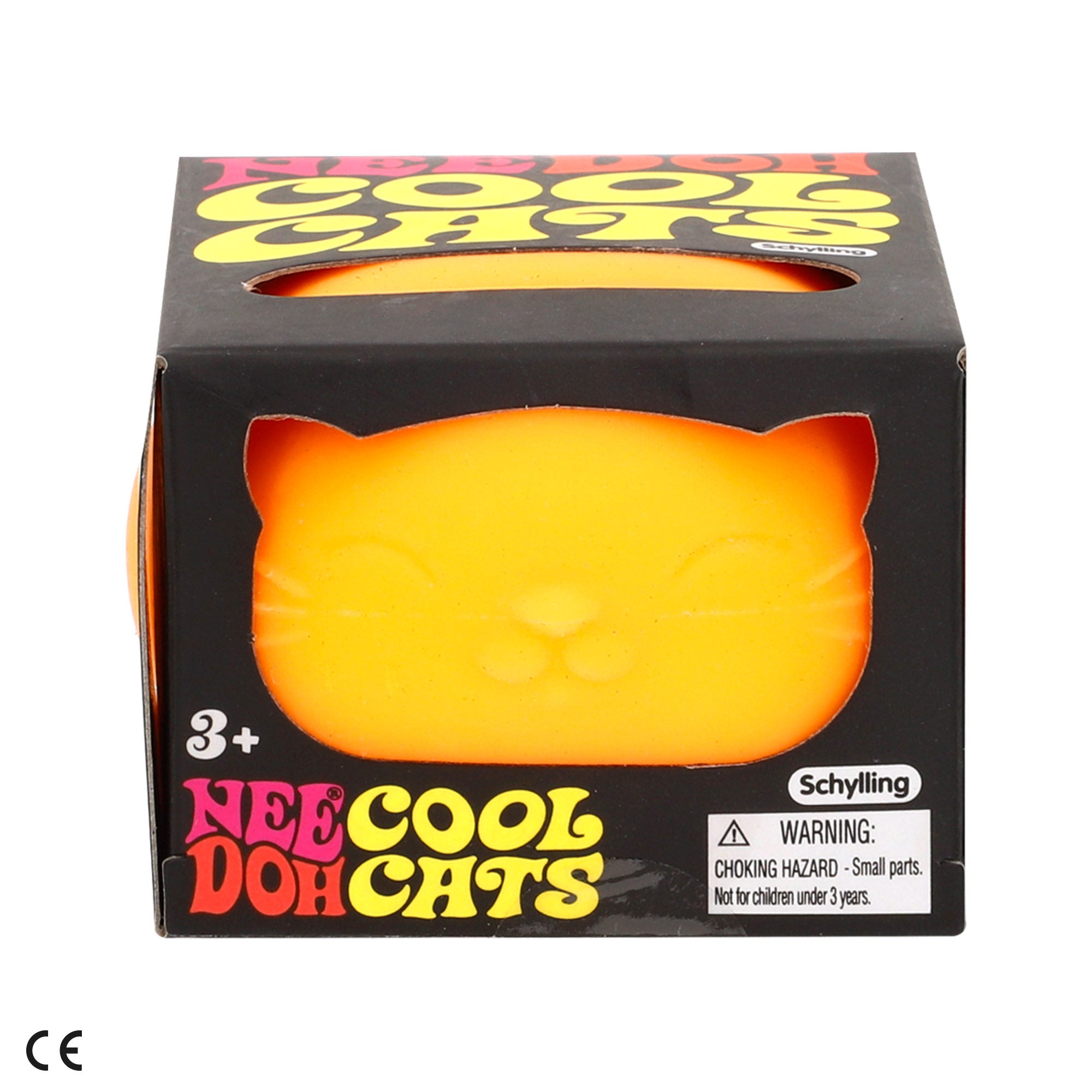 Nee-Doh Pack 3 gatos antiestrés squishy 6 cm