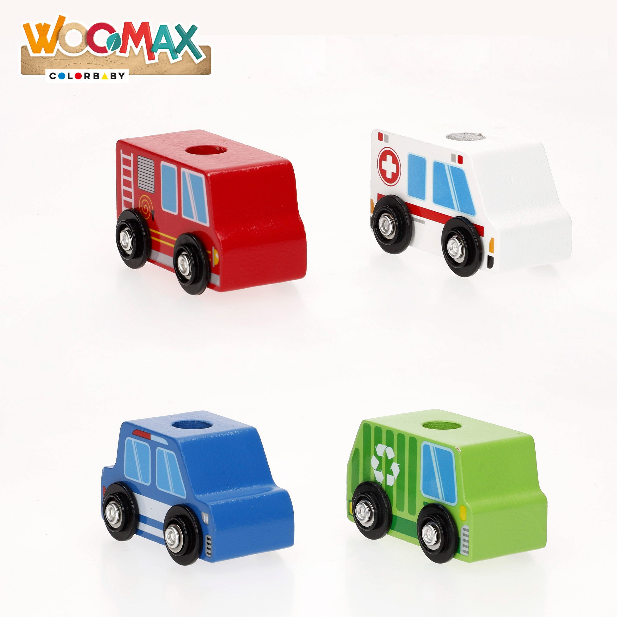 WOOMAX Camión de madera apilable