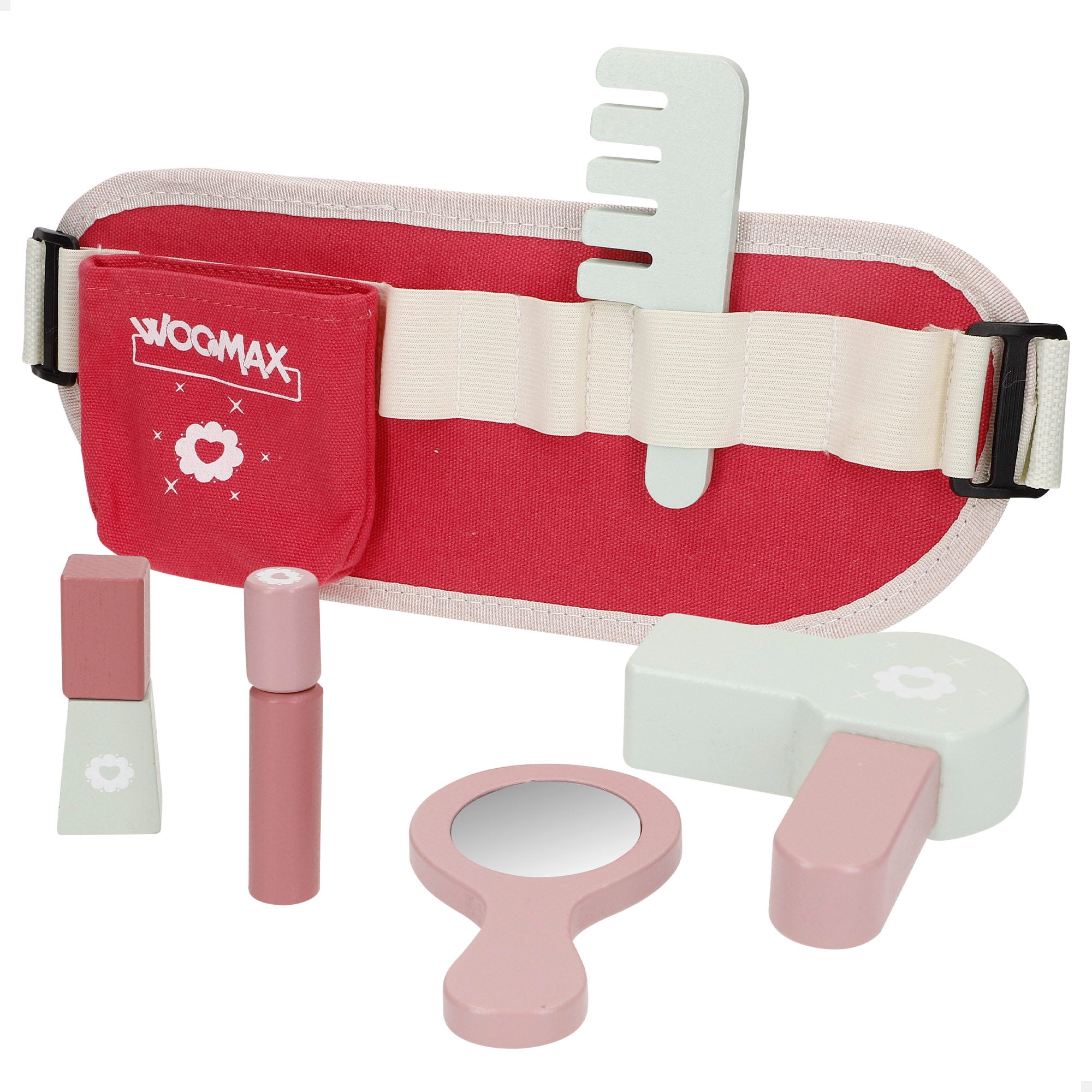 WOOMAX Juego belleza con cinturón para utensilios