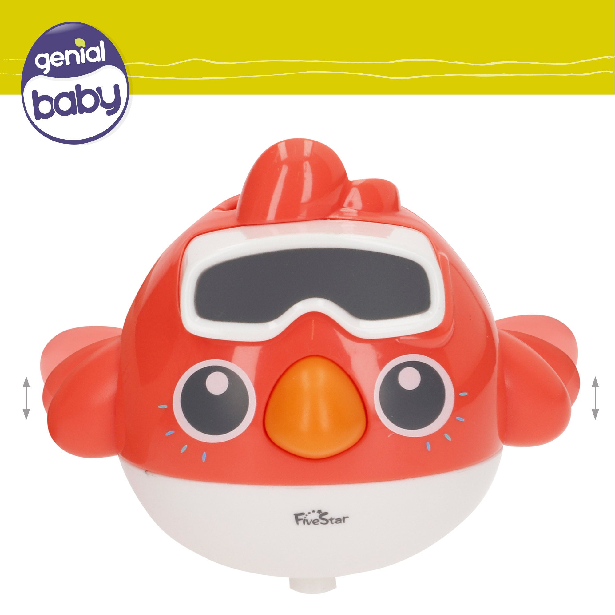 Juguetes baño bebé 5 piezas Genial Baby