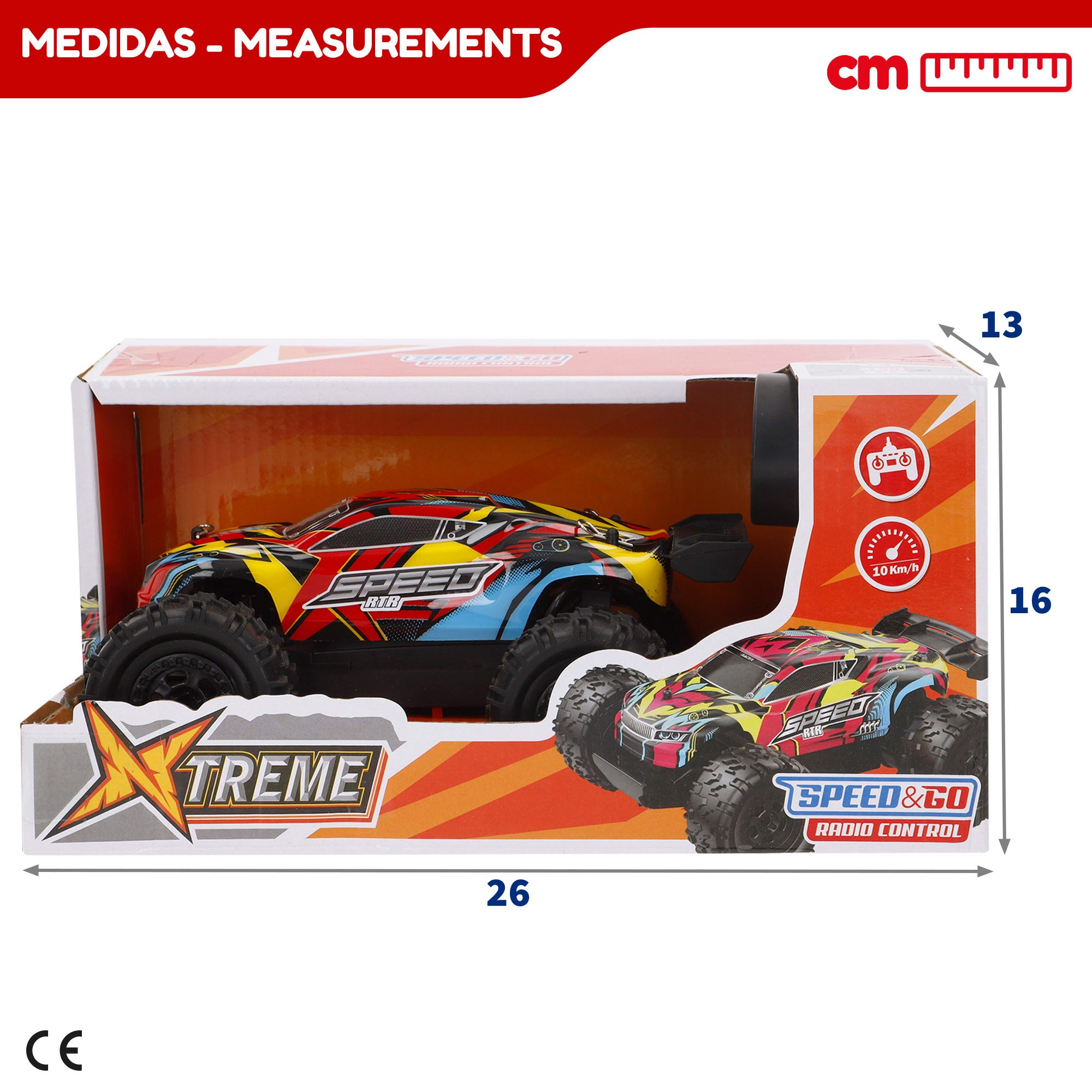 Coche teledirigido RC Racer Speed & Go