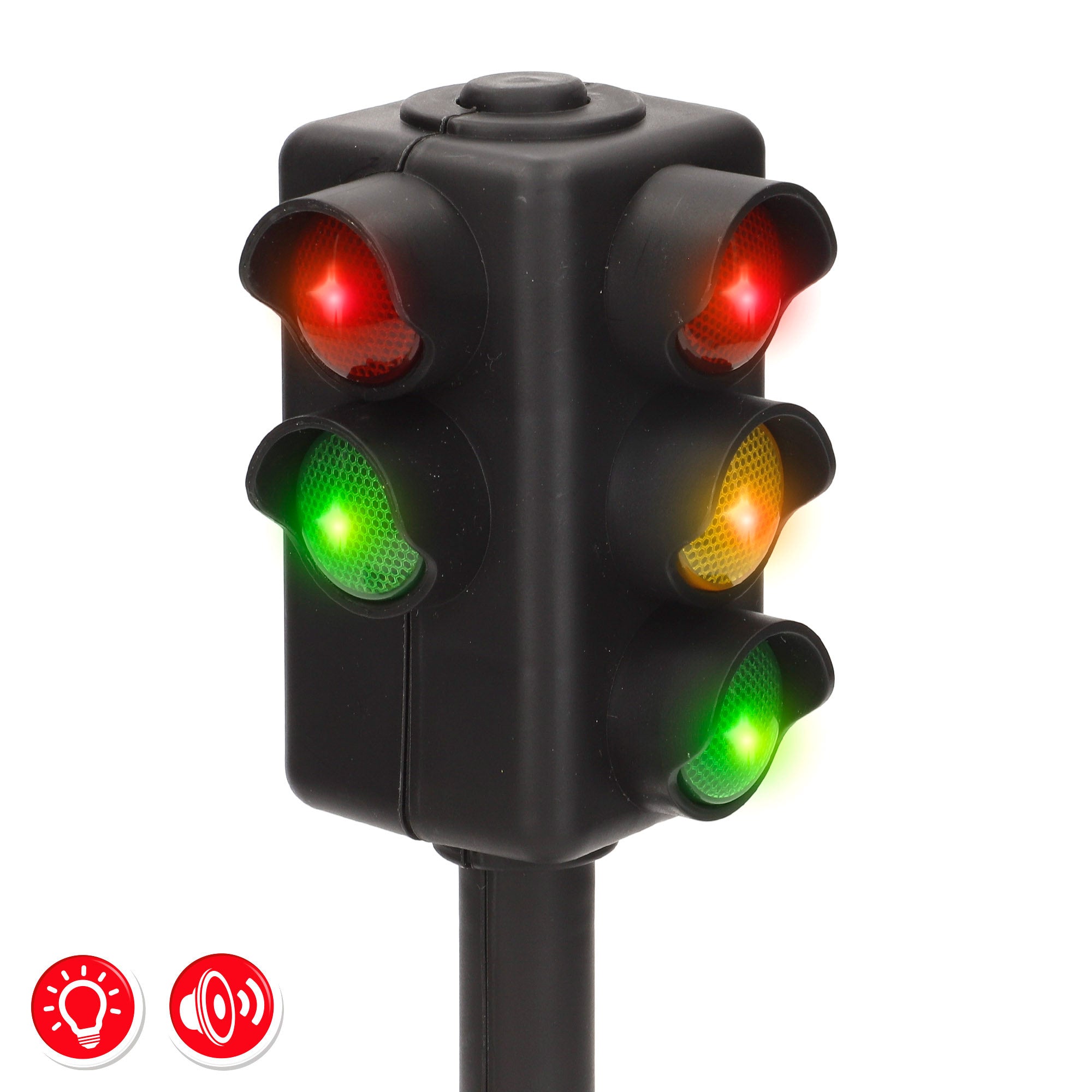 Conjunto de 2 carros de Fórmula 1 com comando e luzes Speed&amp; Go