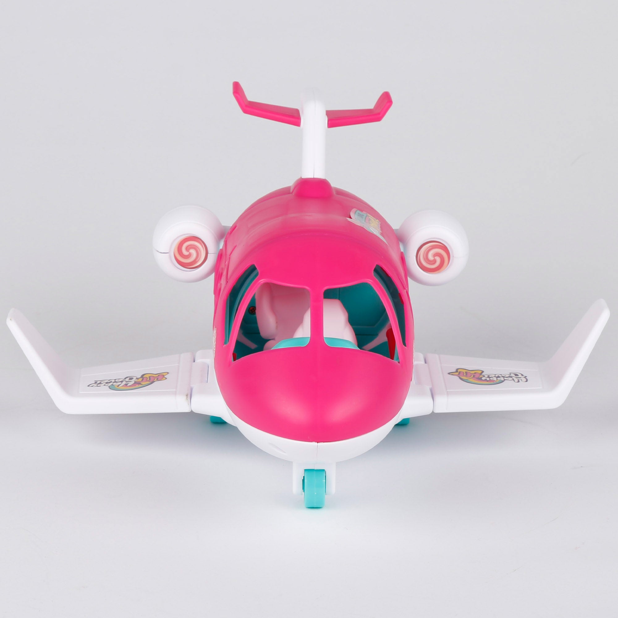 Muñeca azafata con avión, perro y maleta Bella