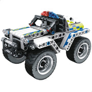 BYM Coche desmontable juguete todoterreno policía 199 piezas