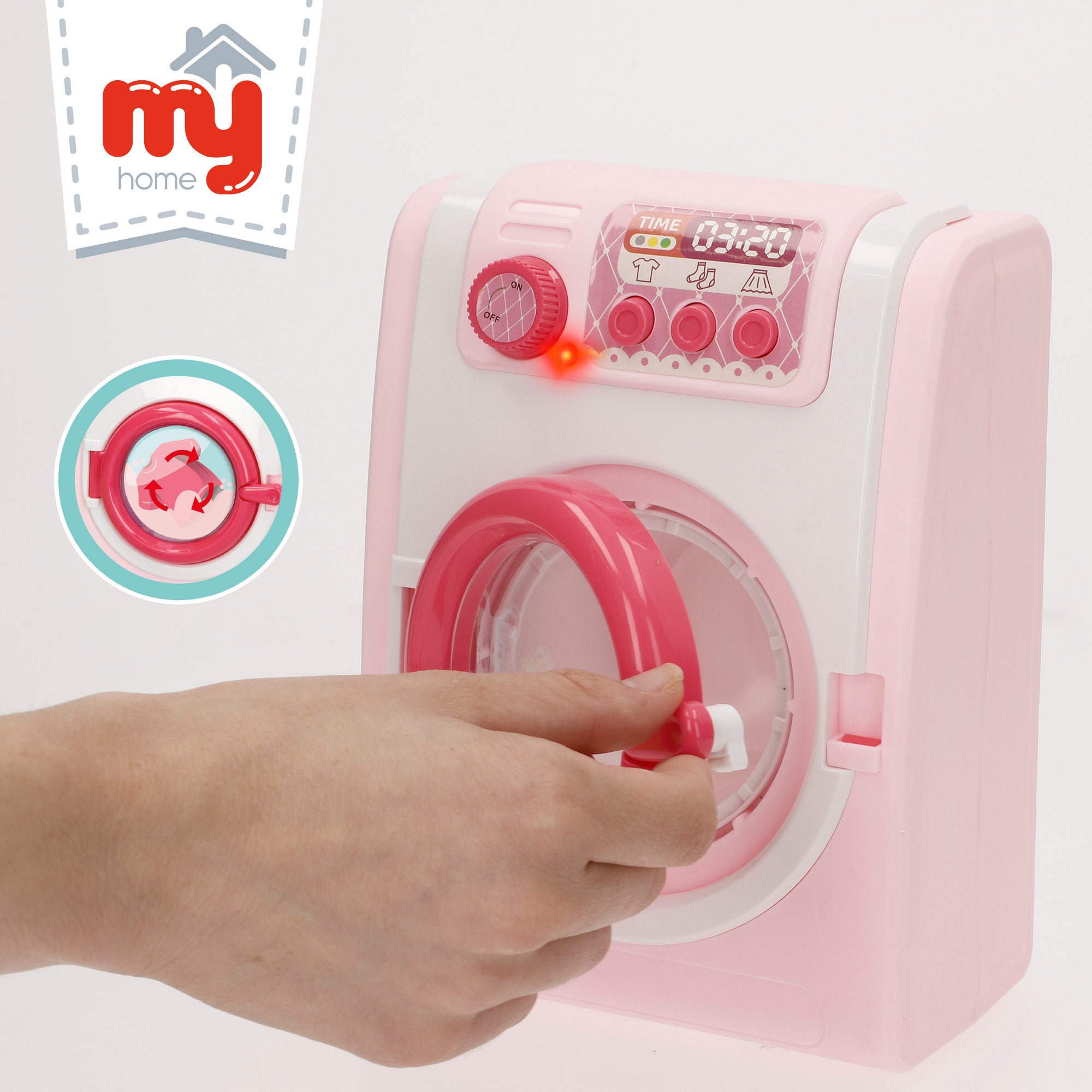 Lavadora juguete con luz y sonido My Home