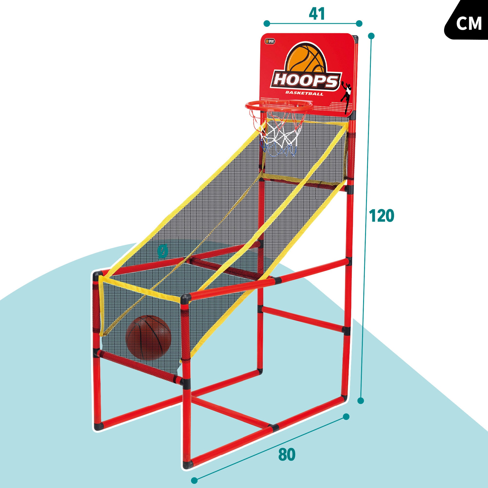 Canasta de baloncesto estructura retorno automático CB Sports