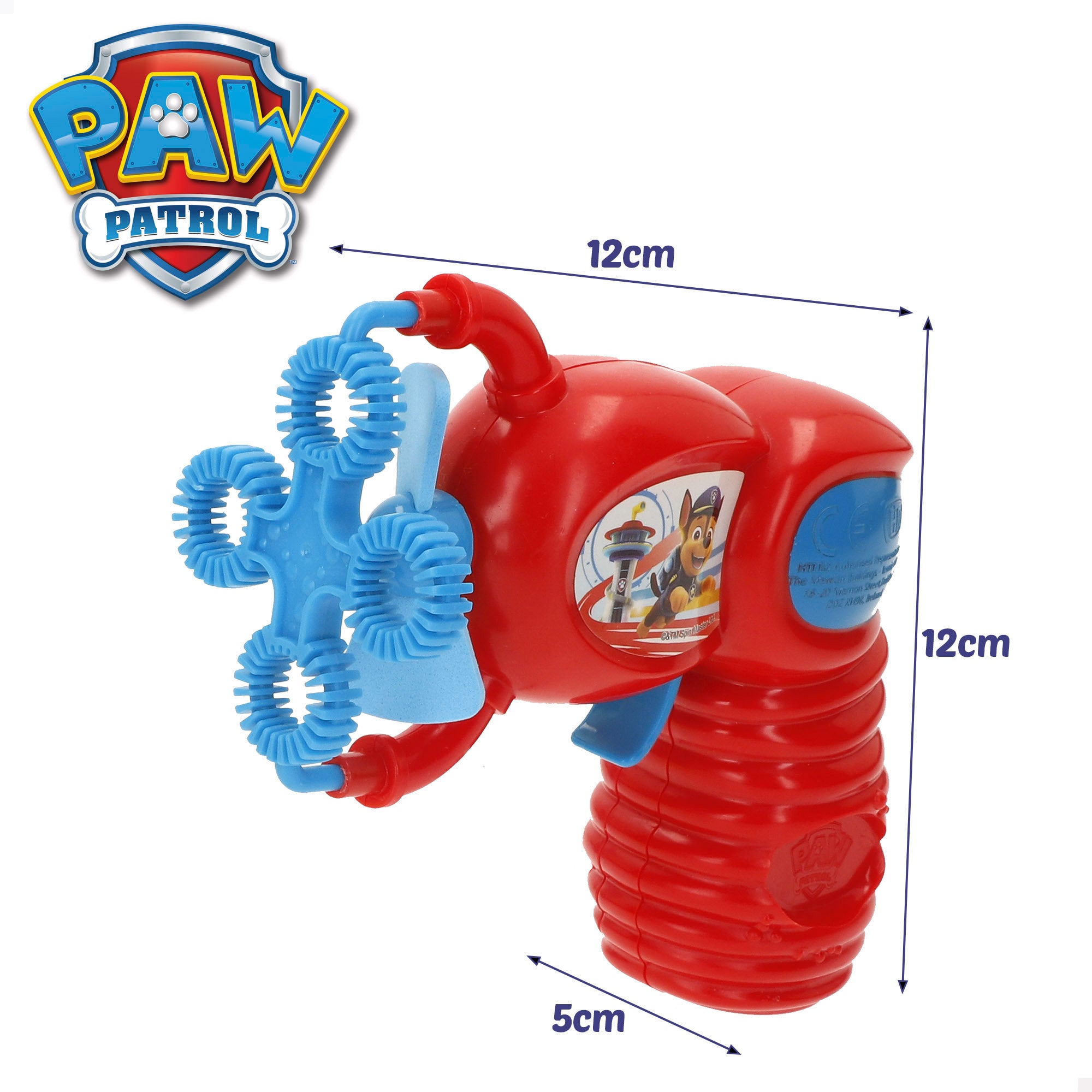 La Patrulla Canina Pistola de pompas de jabón eléctrica 50 ml