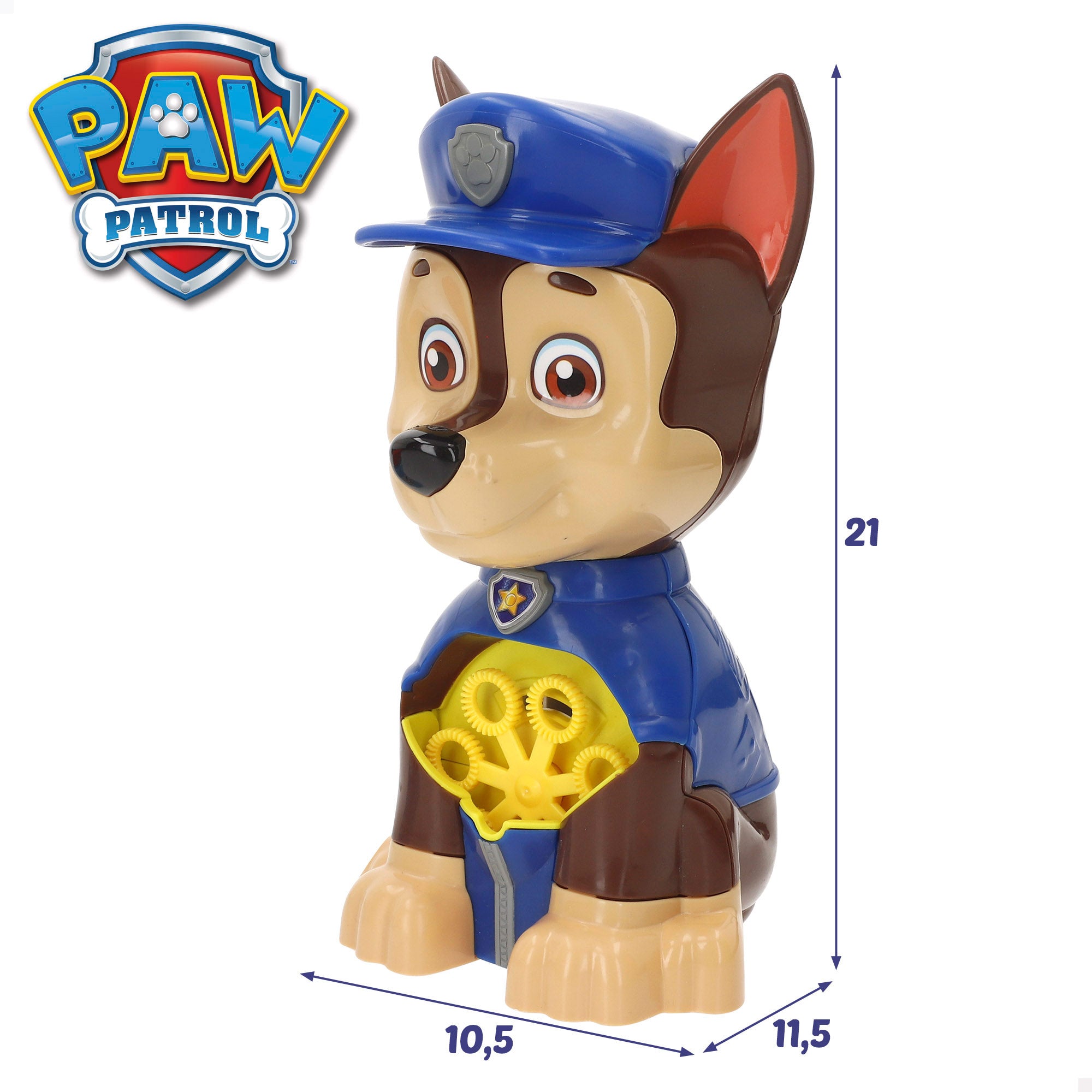 La Patrulla Canina Chase Máquina de pompas de jabón eléctrica 118 ml