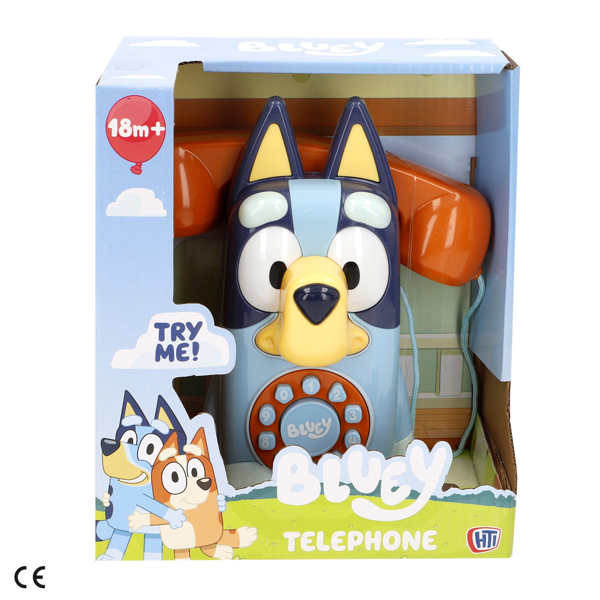 Bluey Teléfono interactivo de juguete con sonidos y melodías