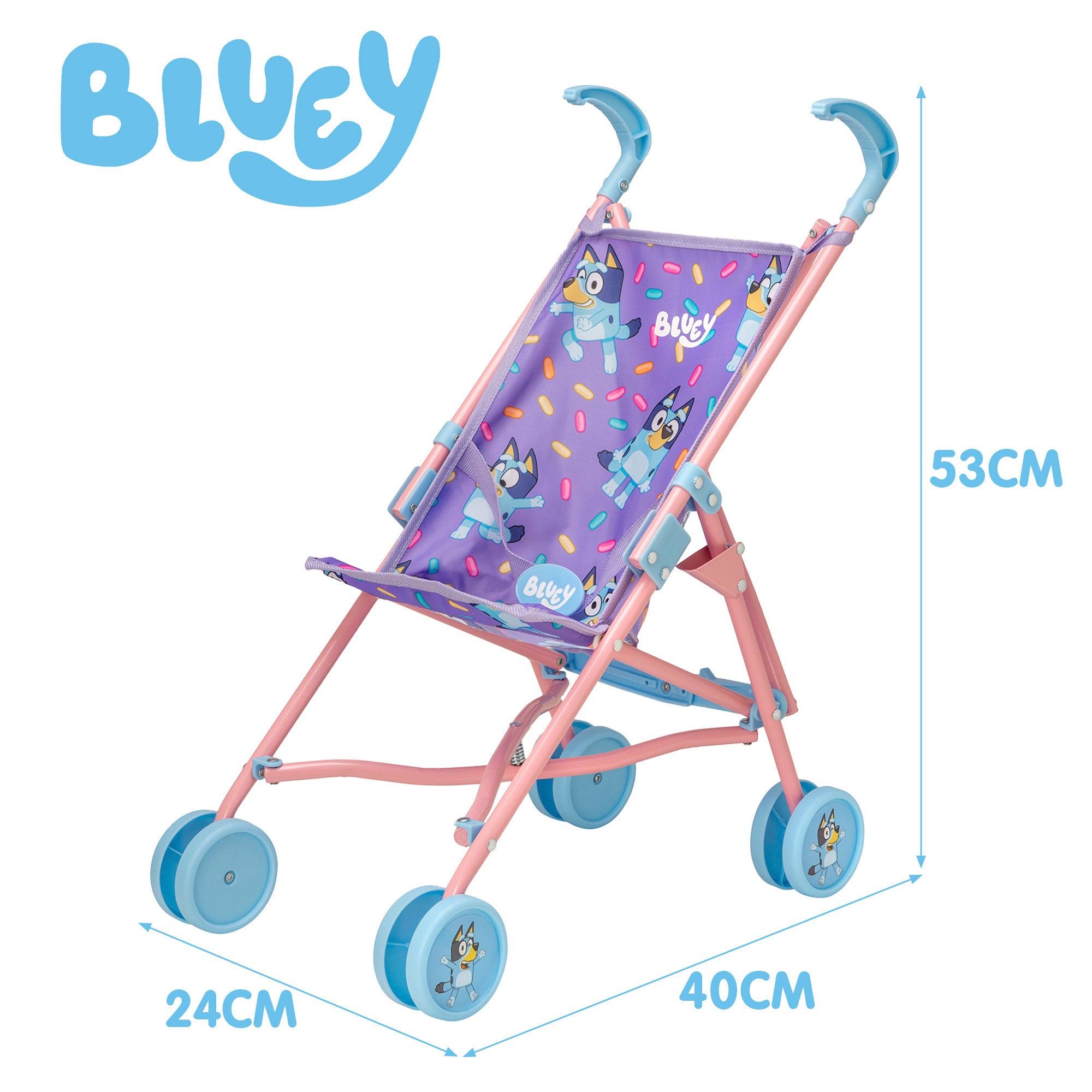 Bluey Silla paseo muñecas 53 cm