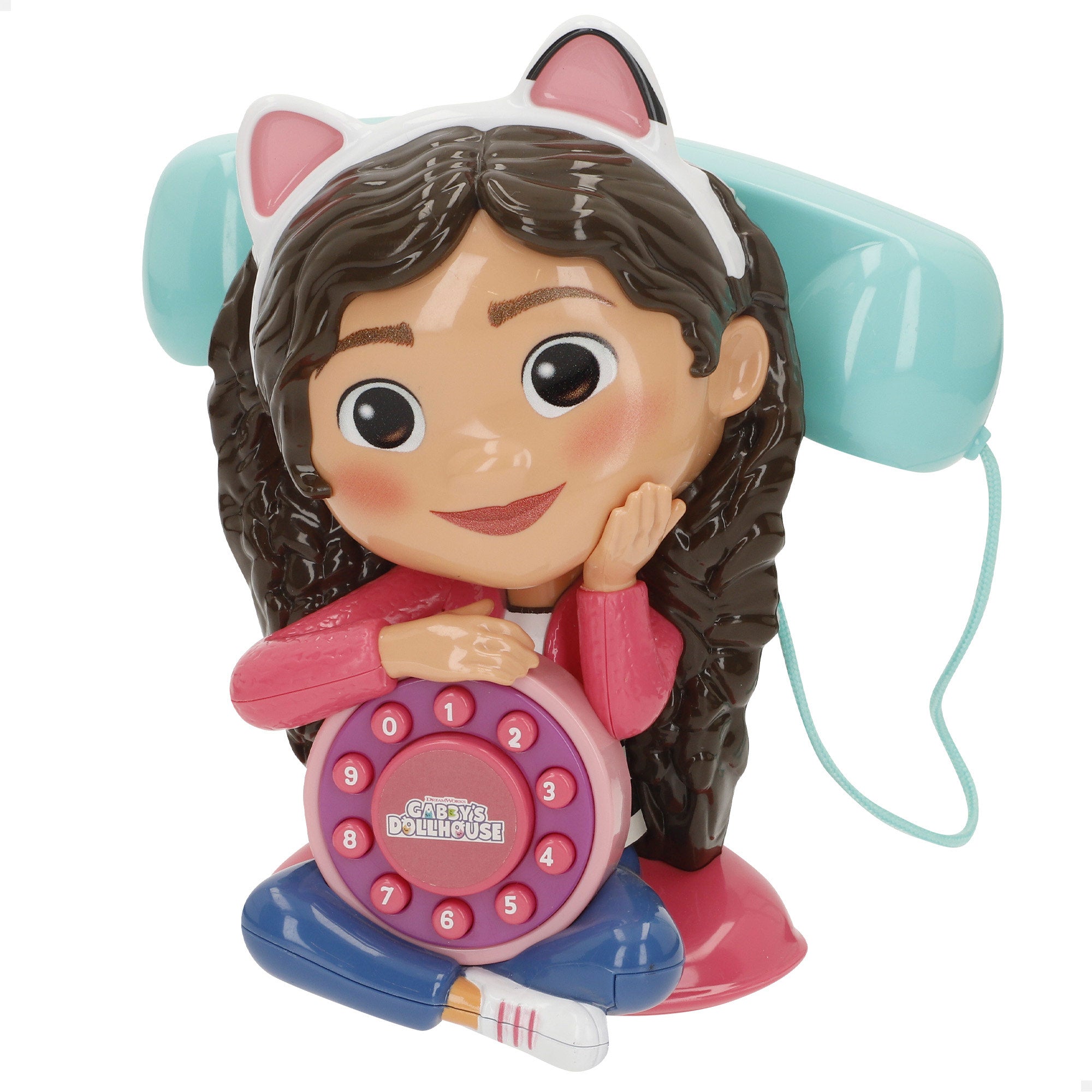 Gabby's Dollhouse Teléfono interactivo de juguete con sonidos y melodías