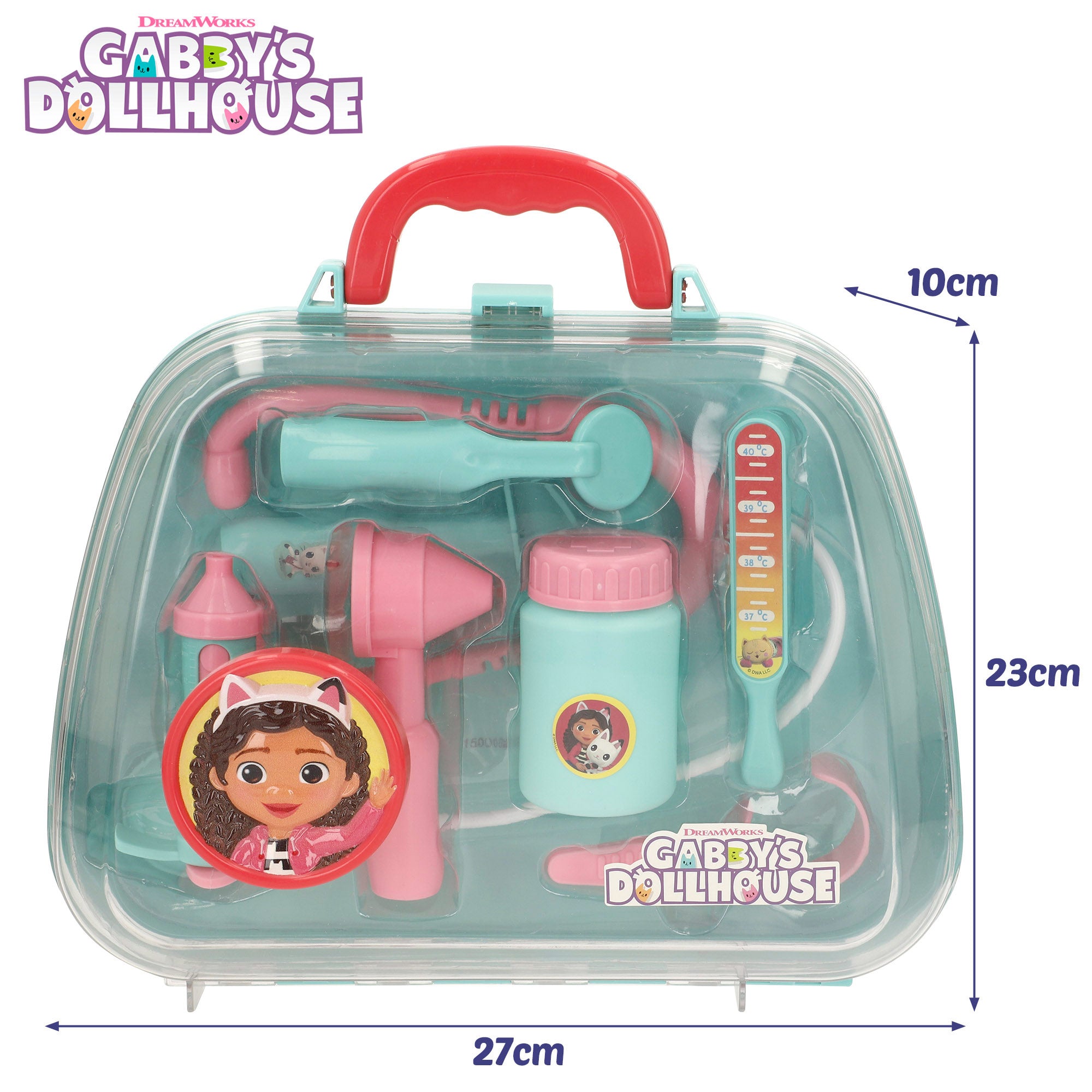 Kit de médico para casa de bonecas da Gabby com acessórios