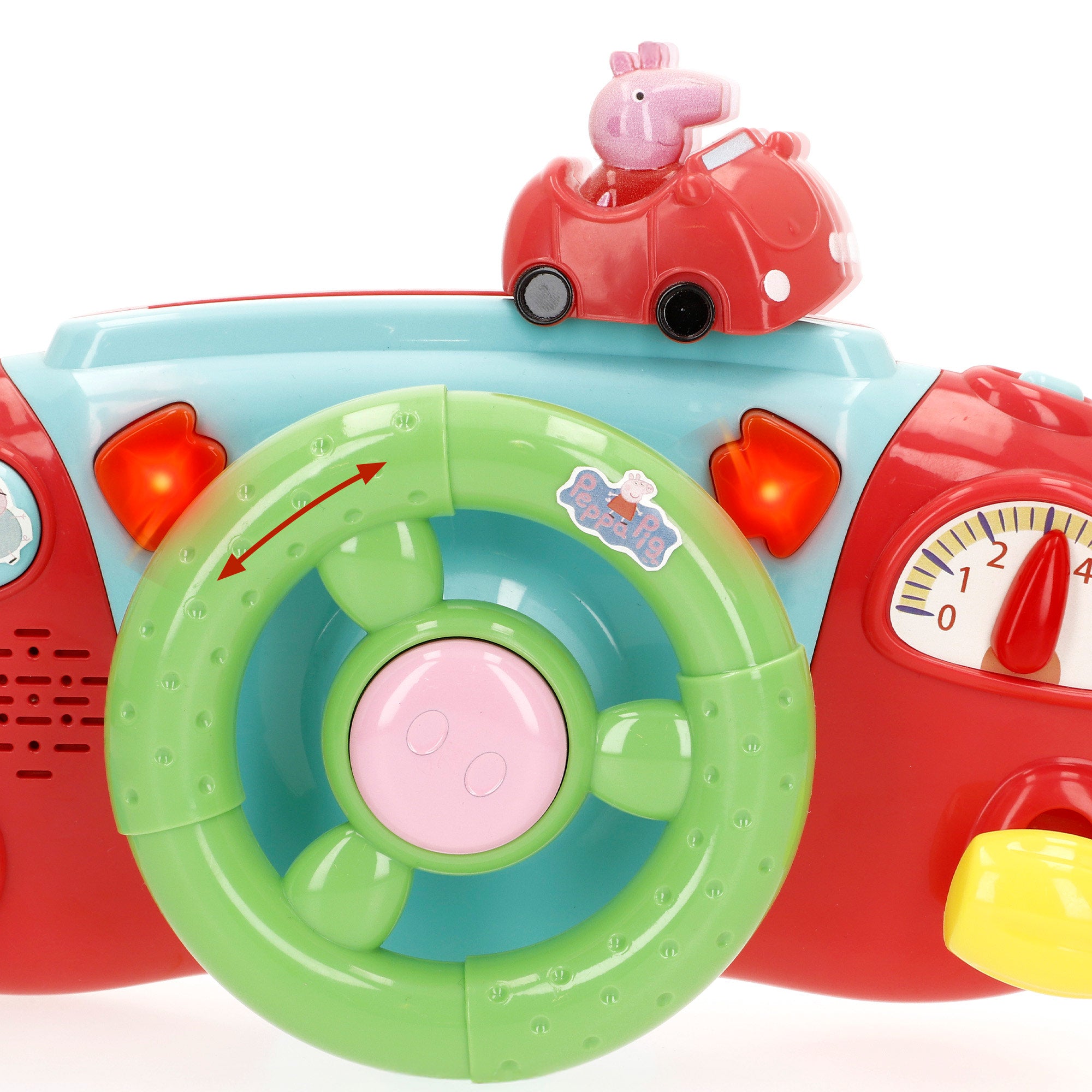 Peppa Pig Volante para carro de bebé con actividades