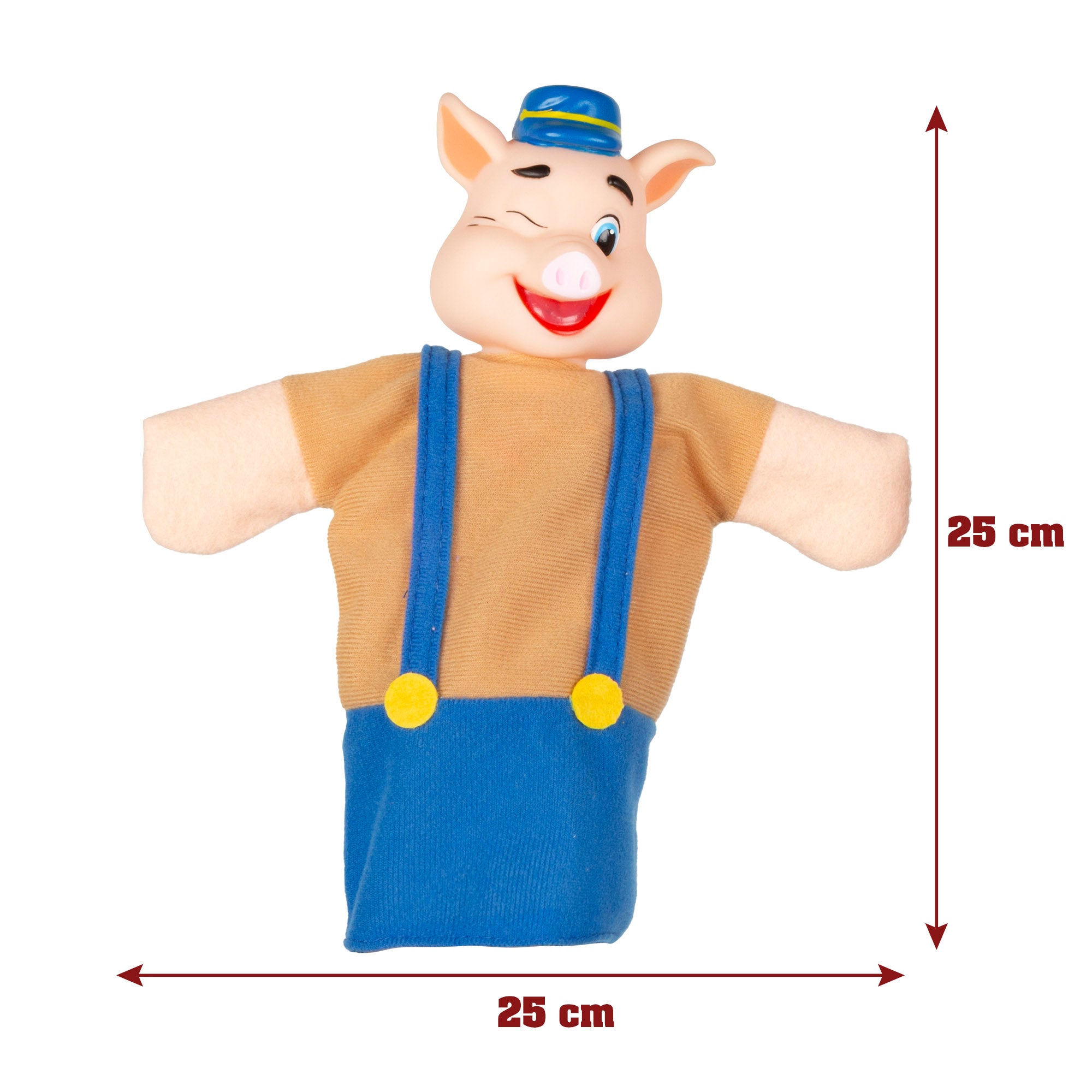 Set Marionetas Los tres cerditos 25 cm Cucu Show