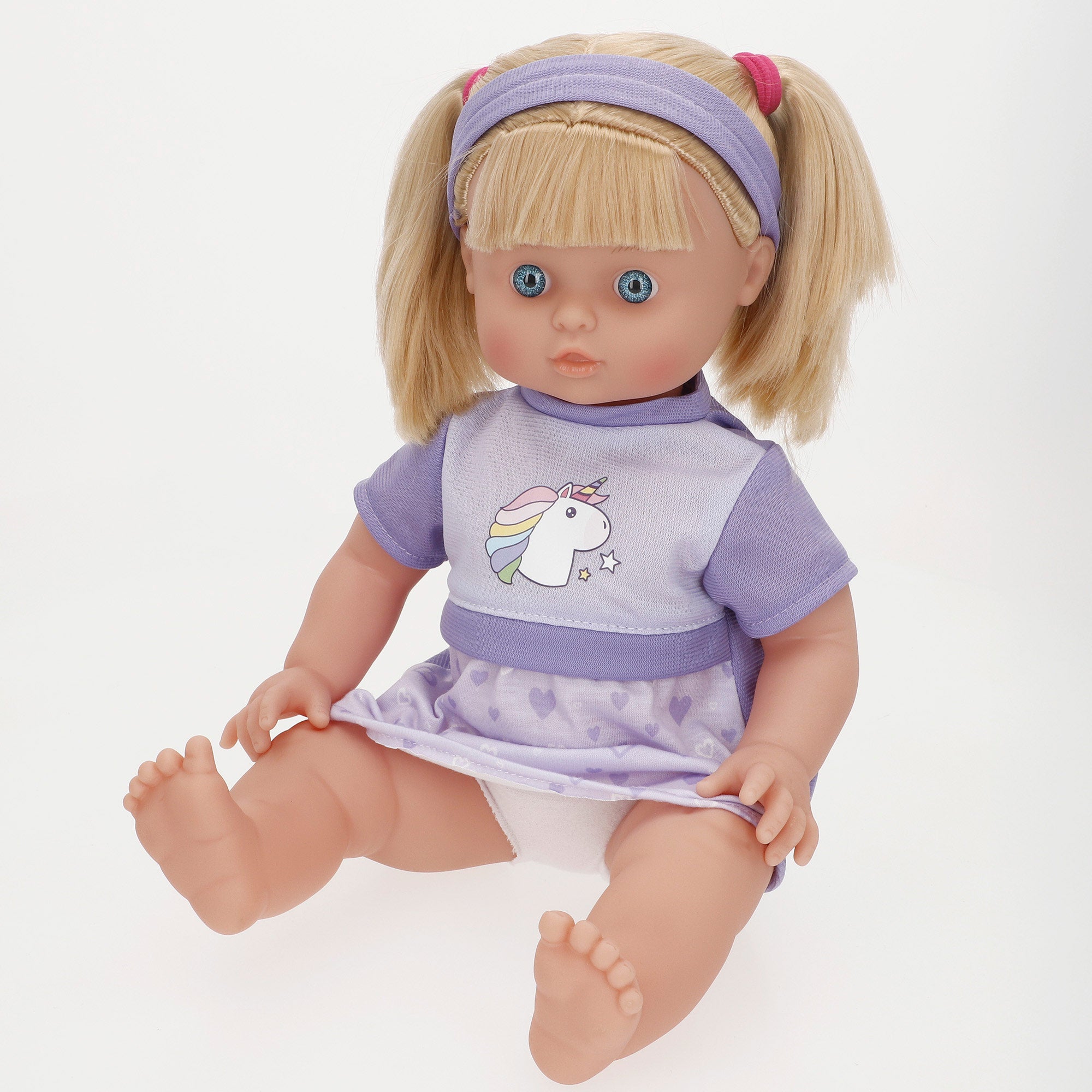 Set Muñeca niña 41 cm y bebé 32 cm con accesorios Colorbaby's