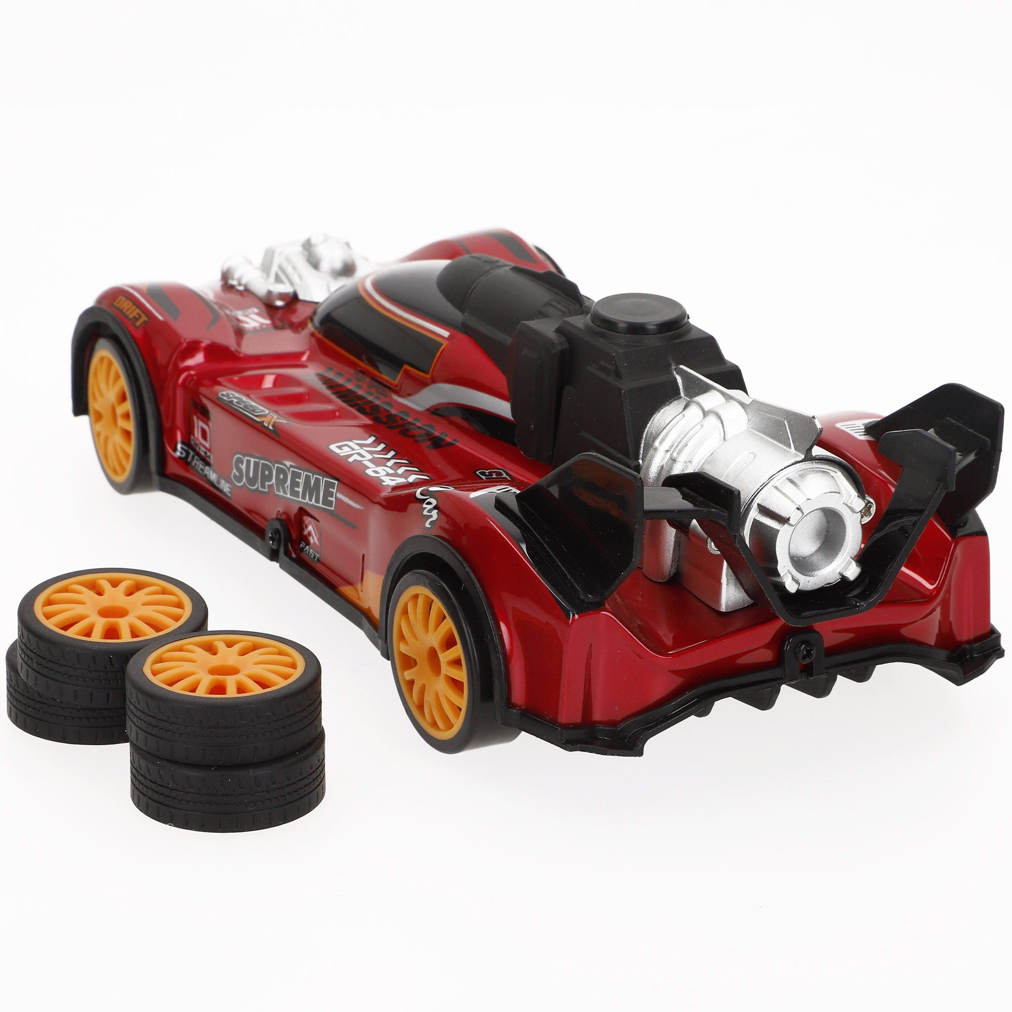 Carro Telecomandado Xtreme Drift com acessórios escala 1:18 Speed&Go