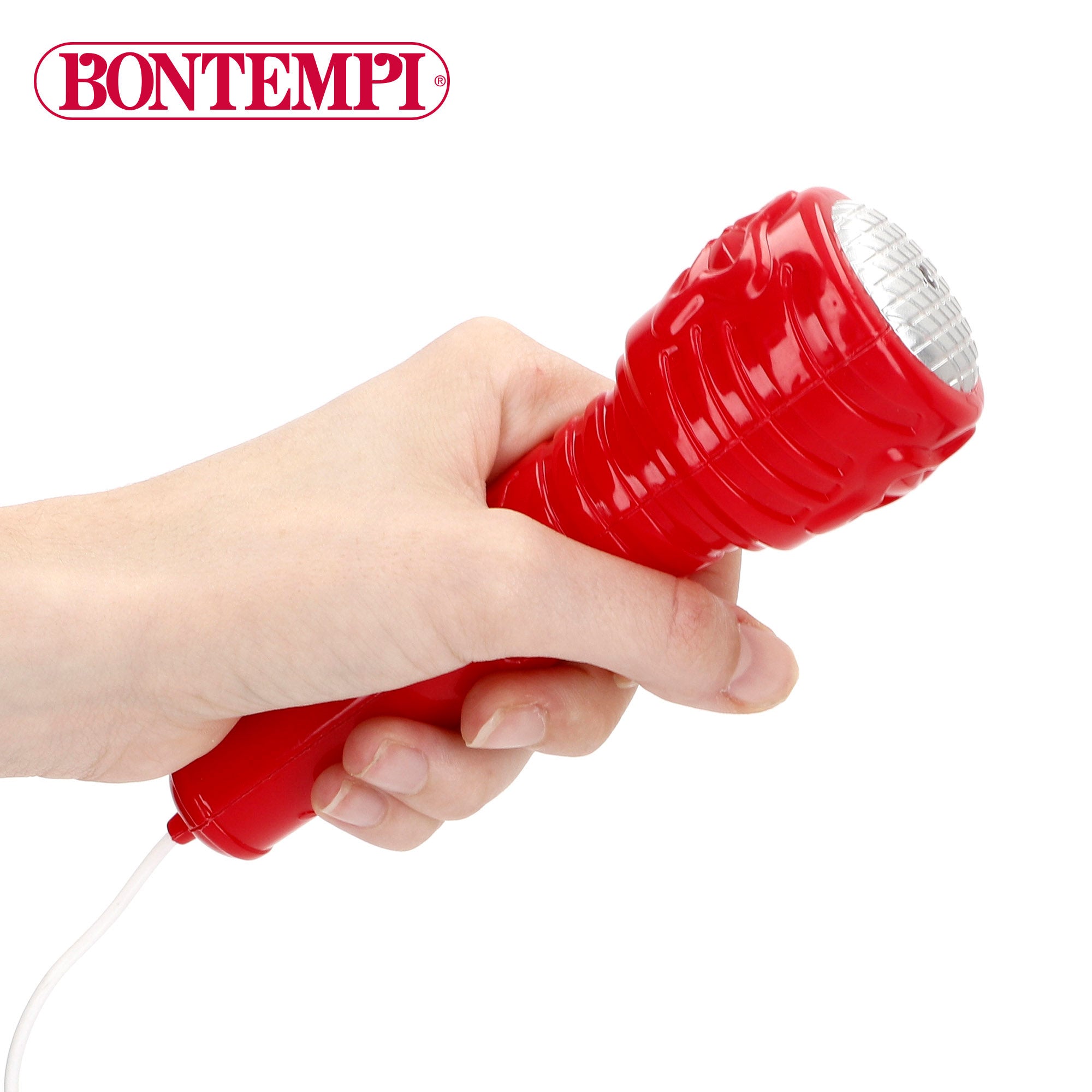 Micrófono juguete infantil inalámbrico con melodías y luces Bontempi