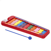 Xilófono infantil de metal con 8 notas y baqueta Bontempi