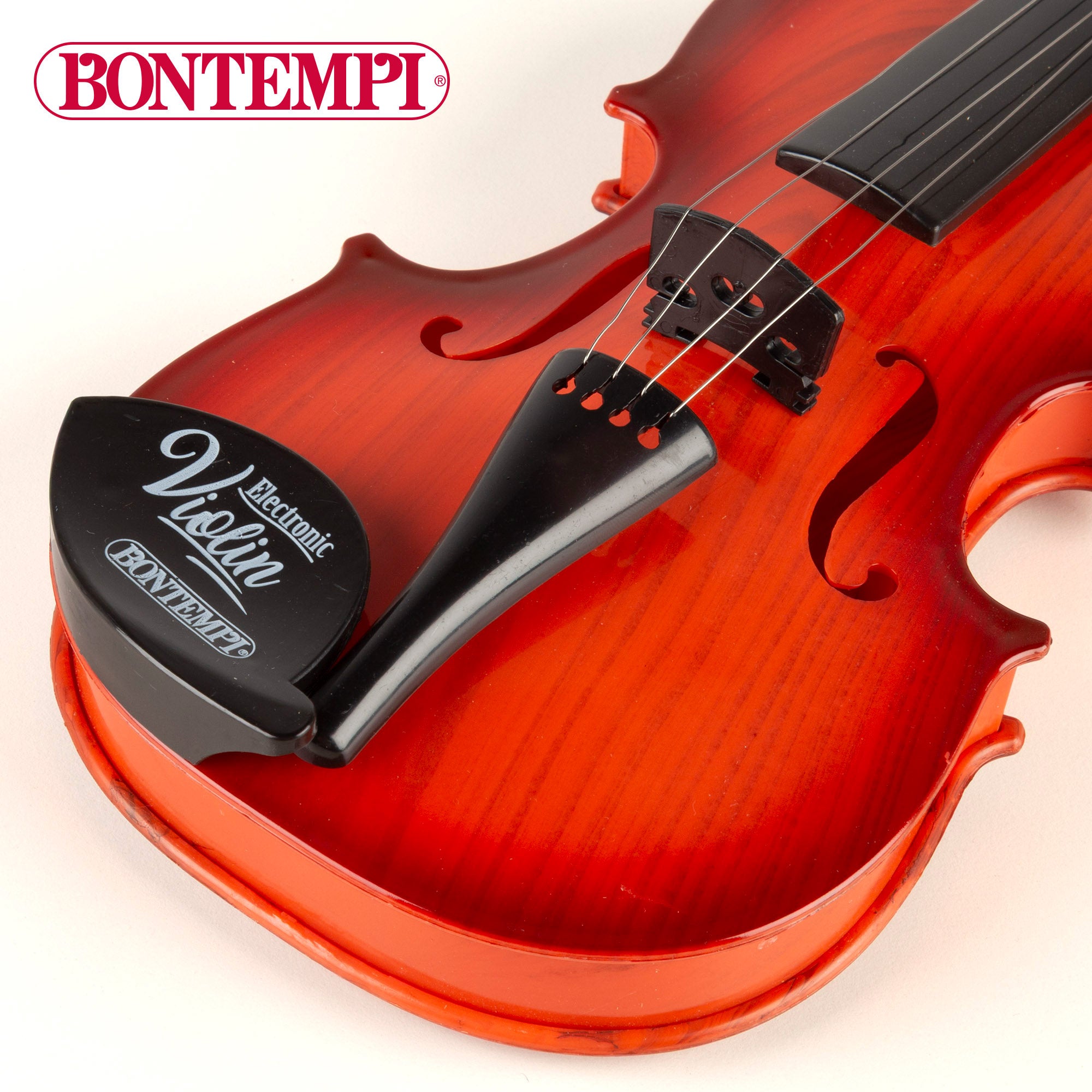 Violín electrónico infantil de juguete con arco y sonidos Bontempi