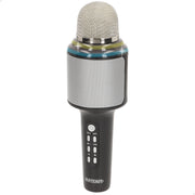 Micrófono karaoke inalámbrico con altavoz y luces Bontempi