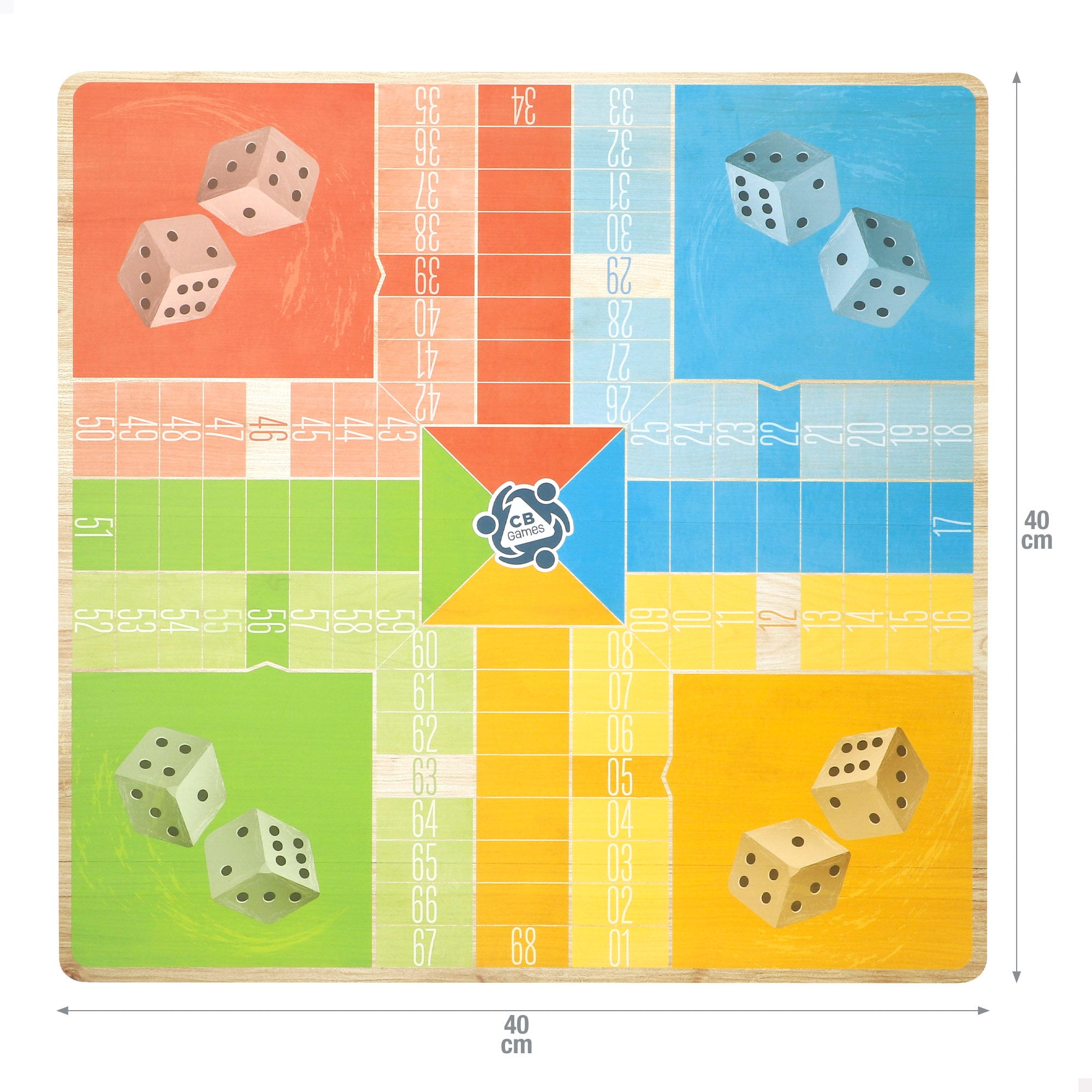 Tablero parchís y oca 2 en 1 CB Games