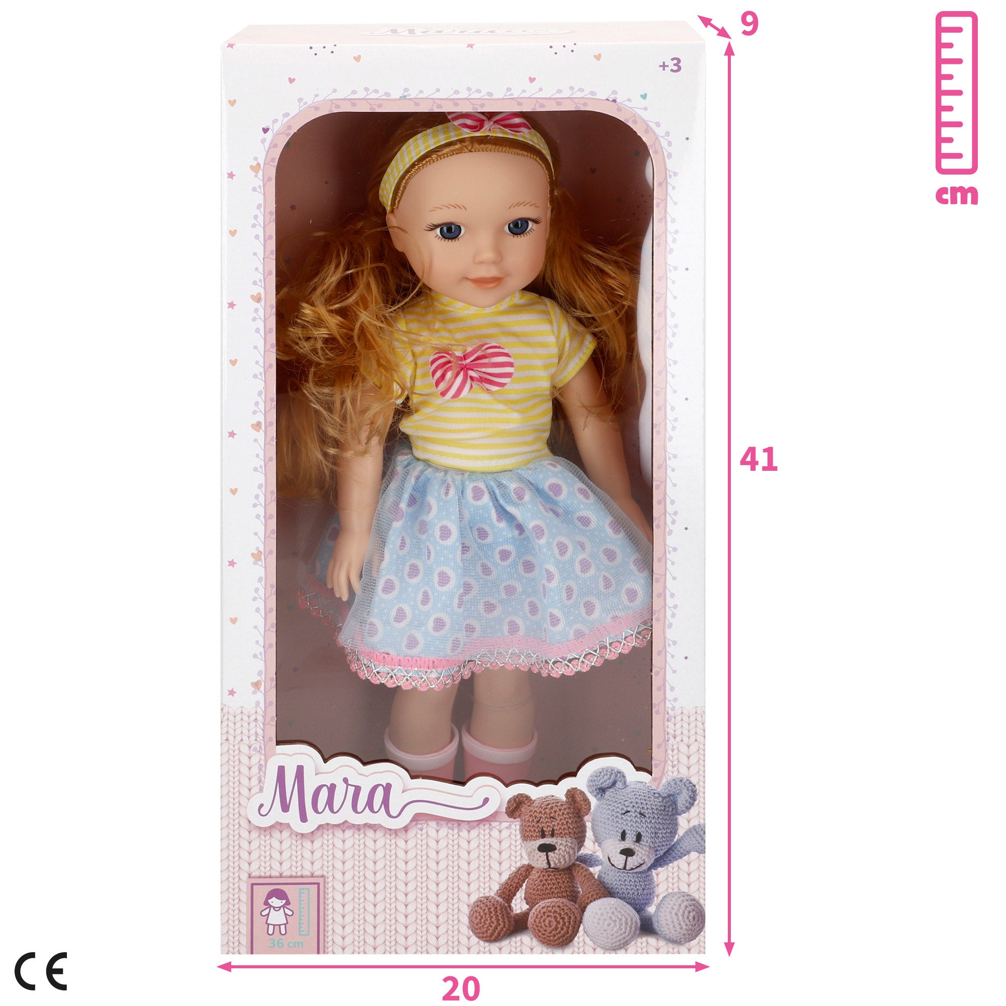 Muñeca articulada 36 cm Mara