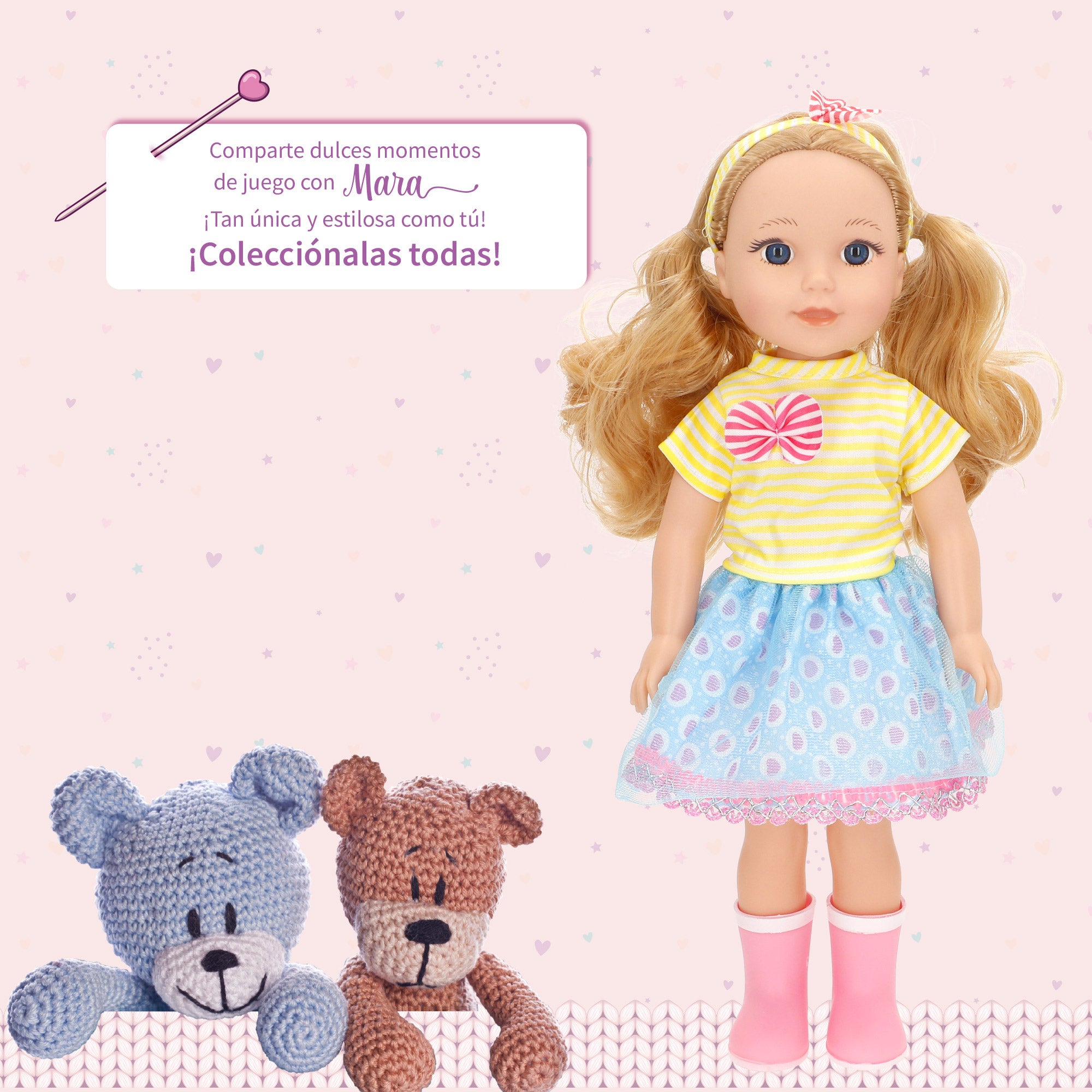Muñeca articulada 36 cm Mara