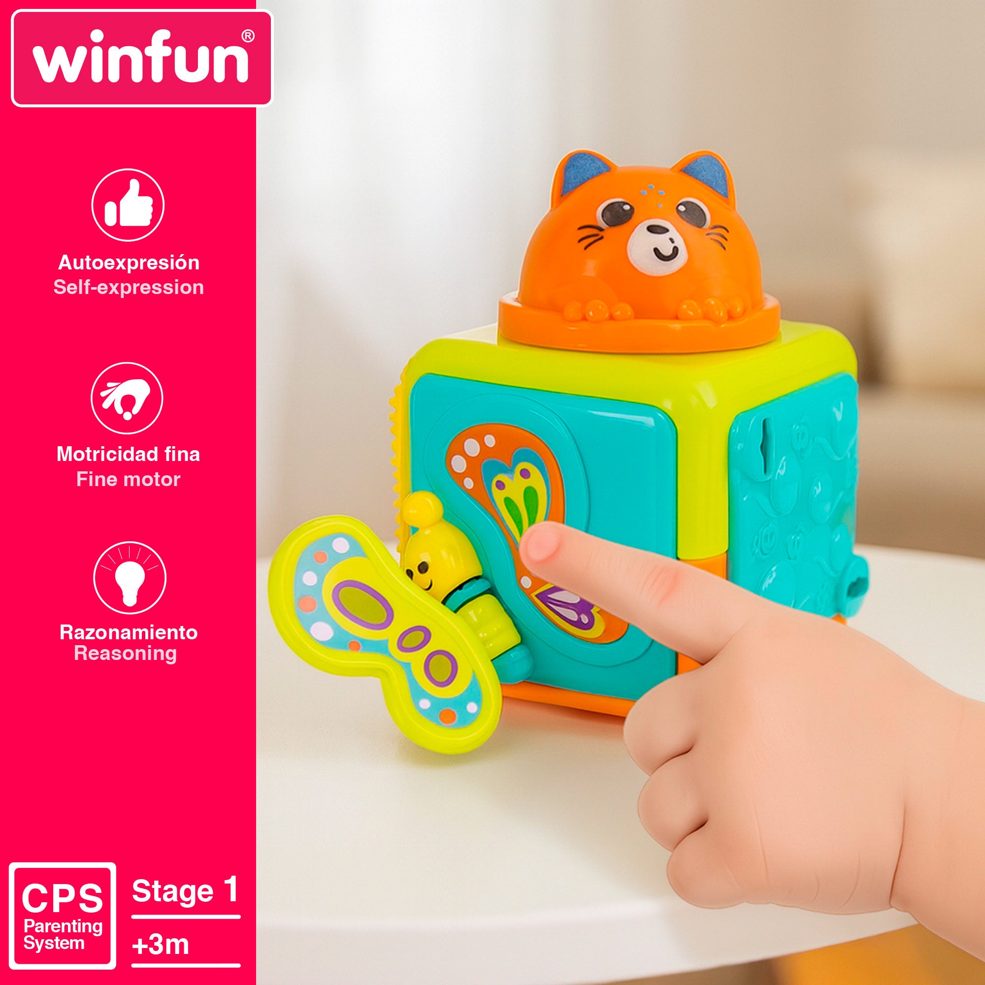 Winfun Cubos apilables de animales