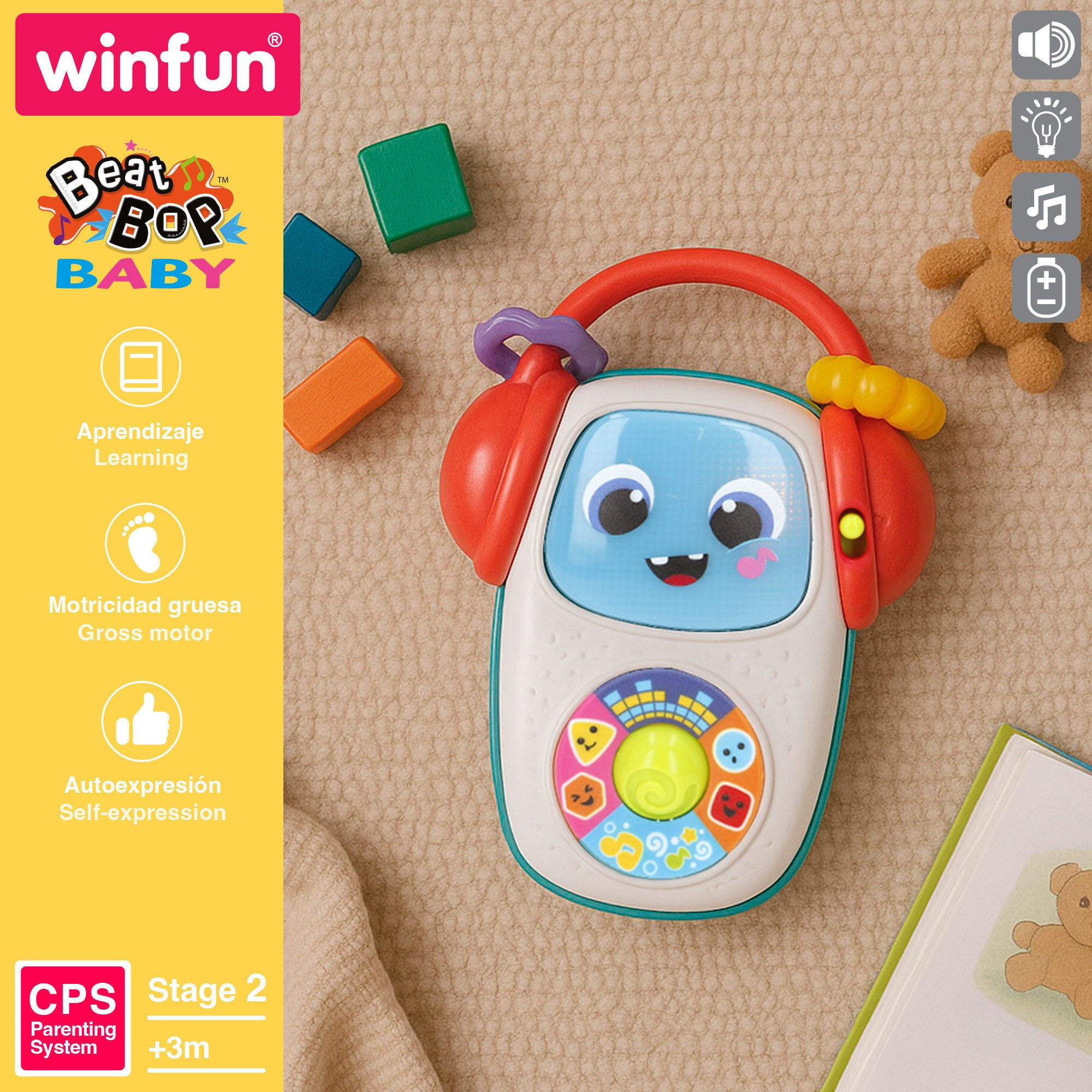 Winfun Reproductor de música portátil para bebés