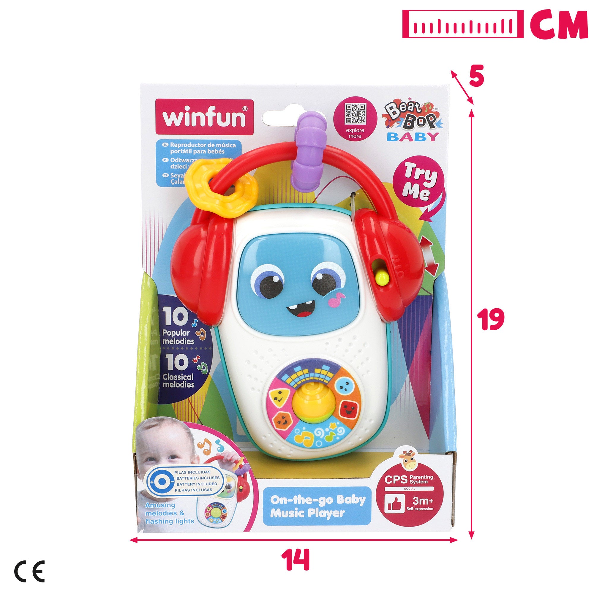 Winfun Reproductor de música portátil para bebés