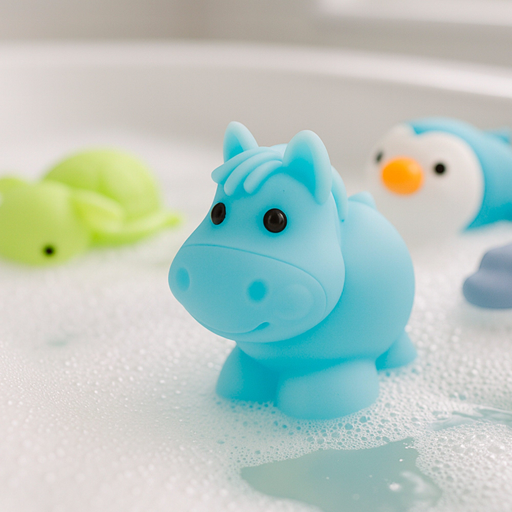 Winfun Set baño 10 animales granja y océano