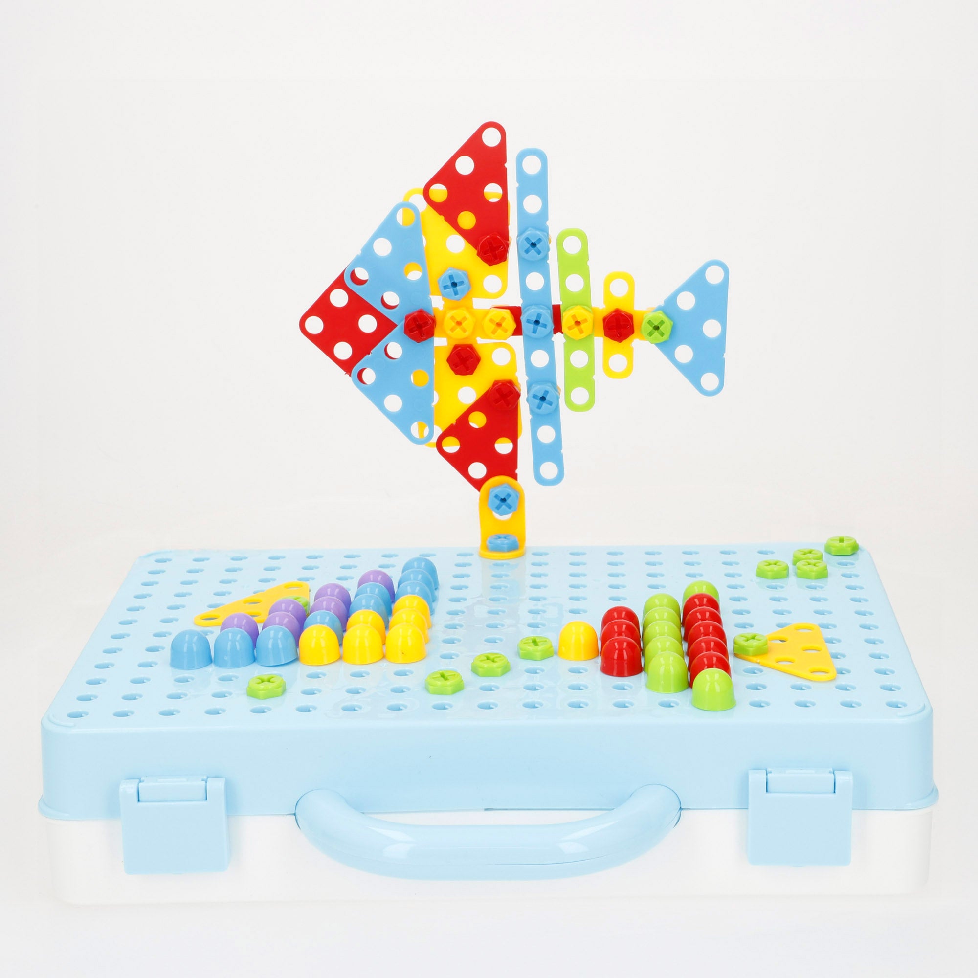 Juego de construcción maletín con taladro Smart Theory