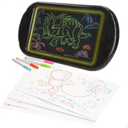 Tablet neón con dibujos y rotuladores Good Idea!