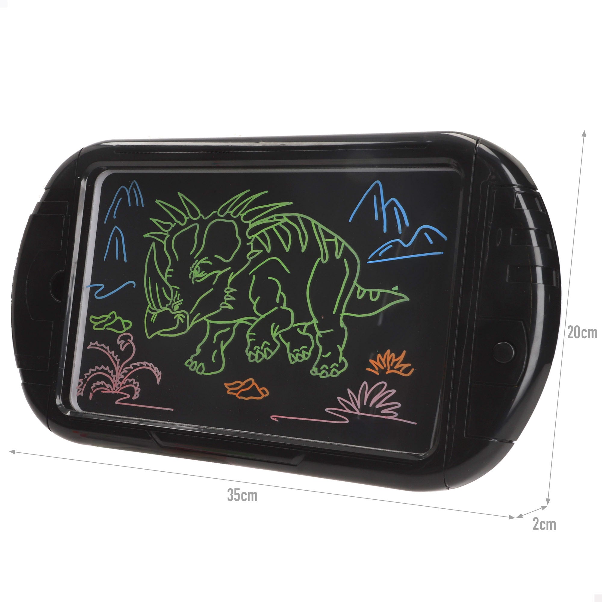 Tablet neón con dibujos y rotuladores Good Idea!