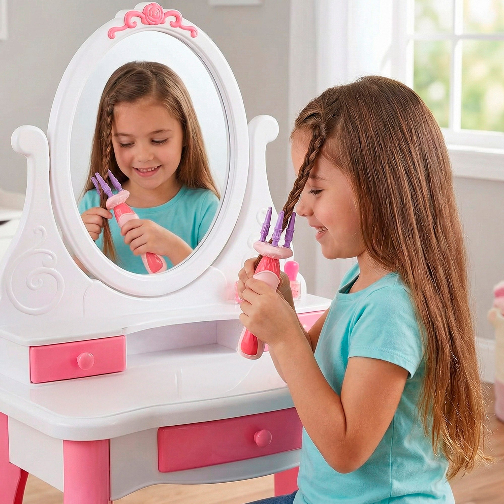 Set 2 en 1 peina y decora tu pelo Beauty