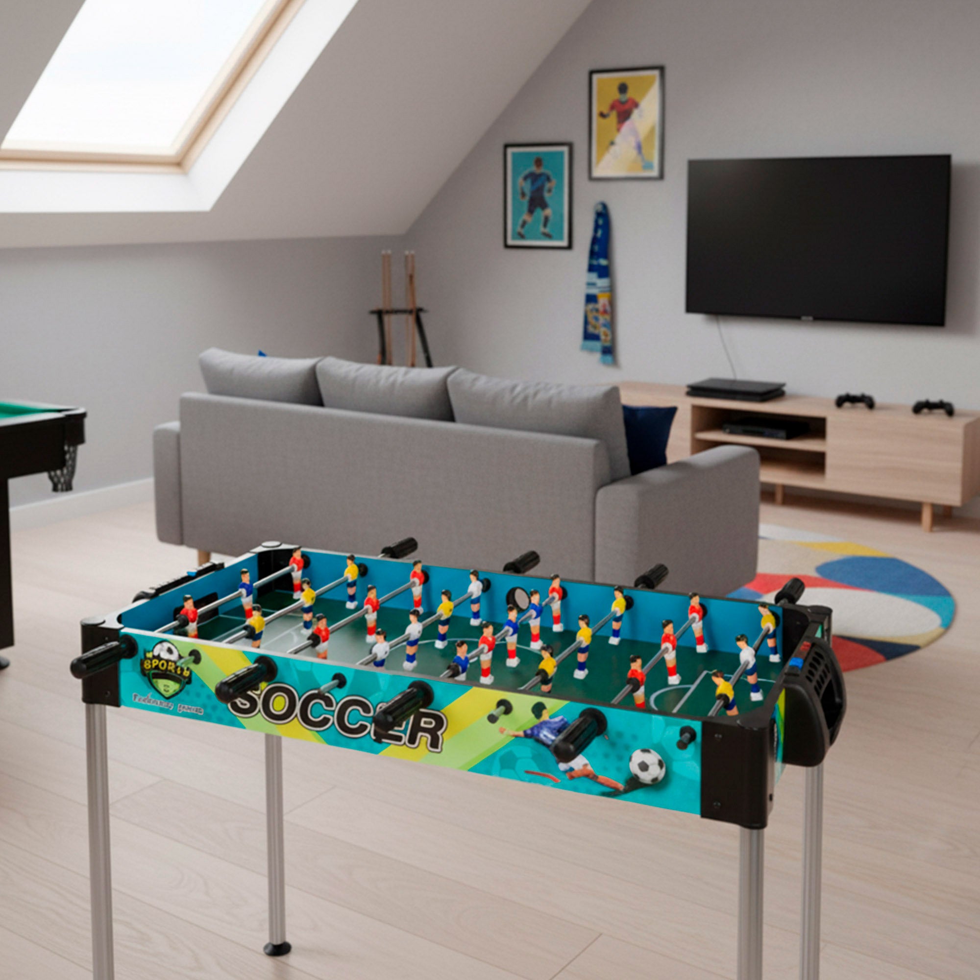 Futbolín intantil 86X42X65 cm CB Games