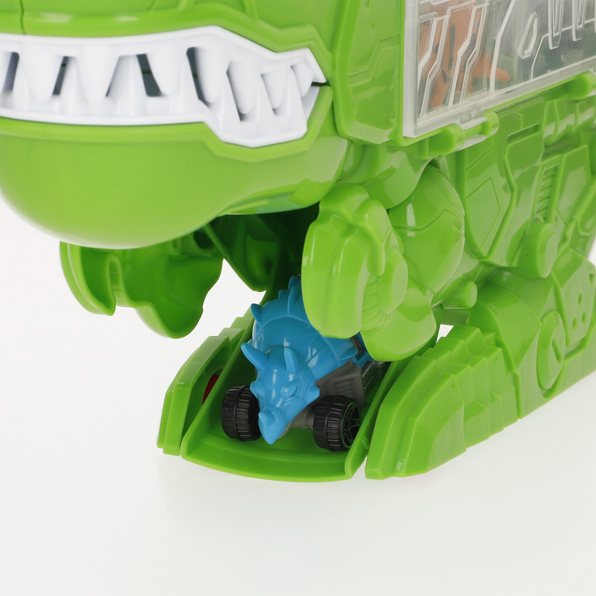 Estojo para transporte de automóveis Teamsterz Dino Destroyer com rampa e lançador