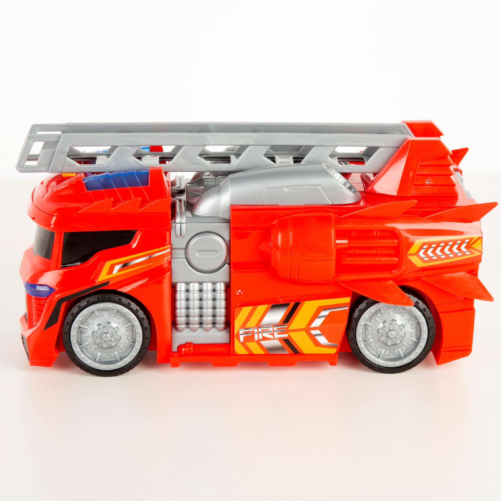 Camião de bombeiros Teamsterz com luzes e sons.
