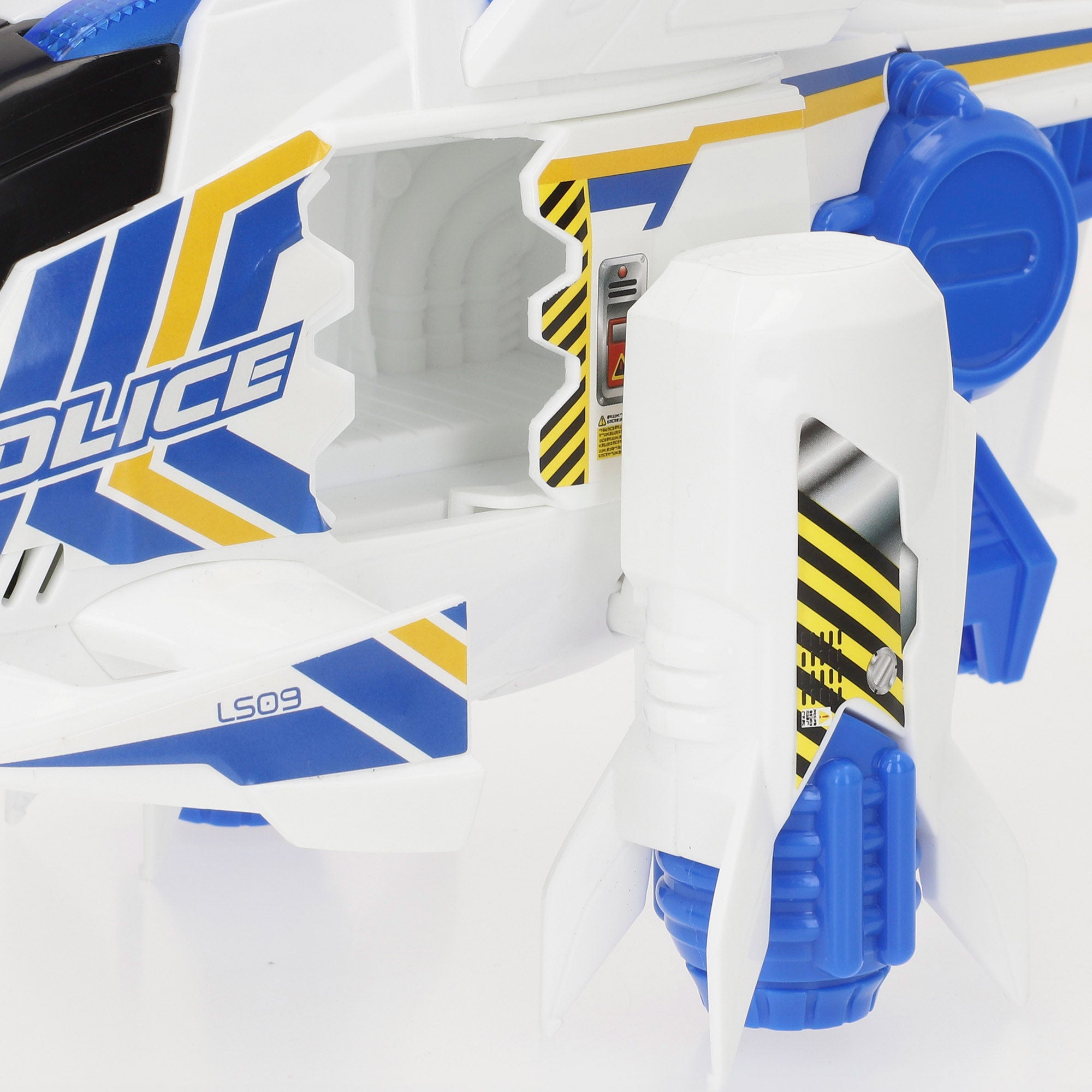Helicóptero policial Teamsterz com luzes e sons.