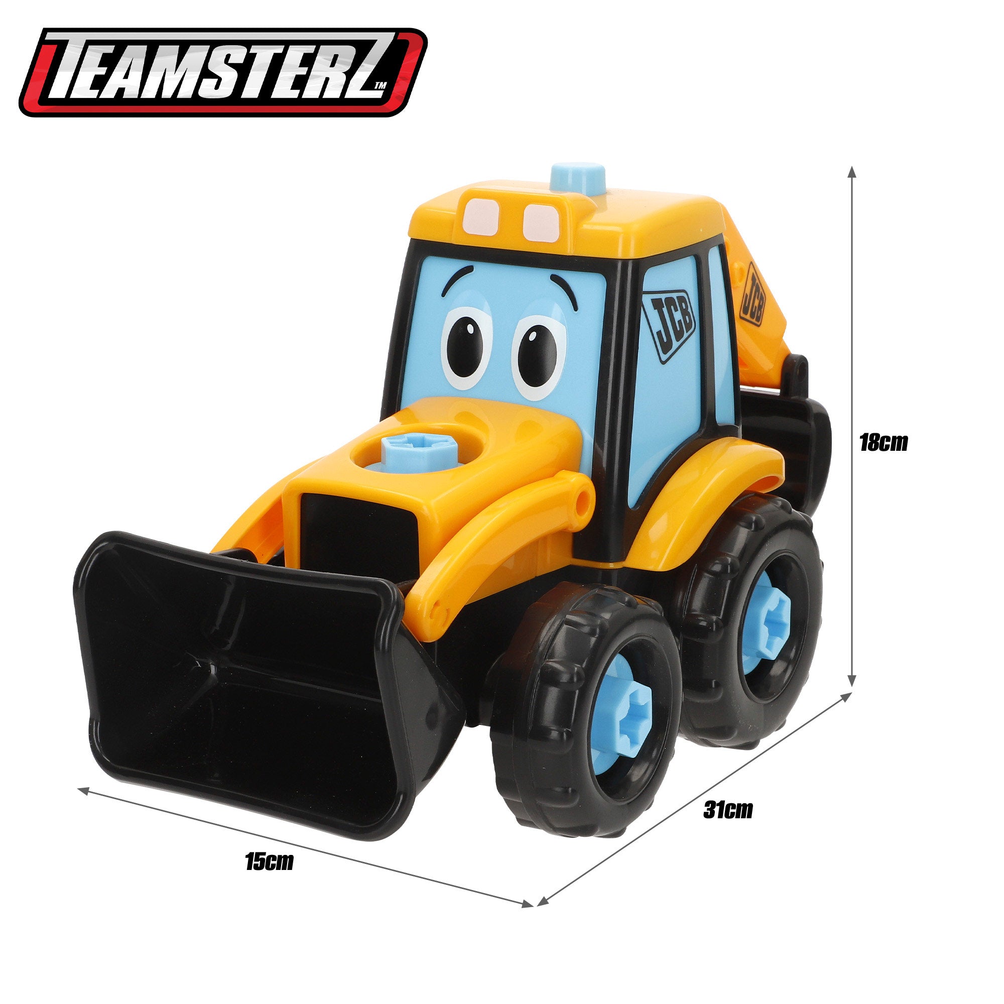 Camión excavadora desmontable con destornillador eléctrico Teamsterz