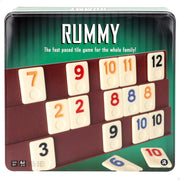 Jogo de tabuleiro clássico de Rummy com peças e suportes para 2 a 4 jogadores - CB Games