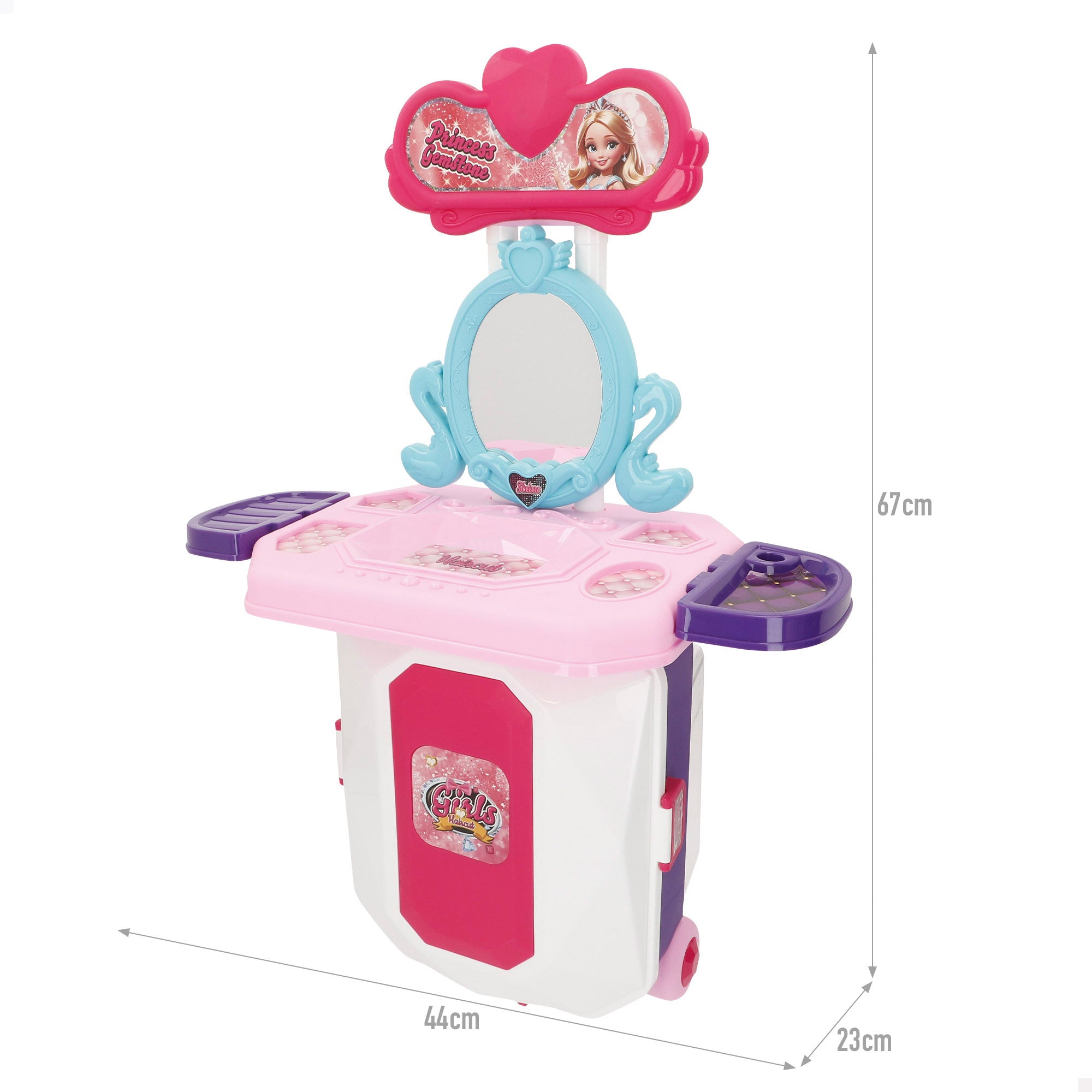Trolley viaje tocador juguete con accesorios My Home