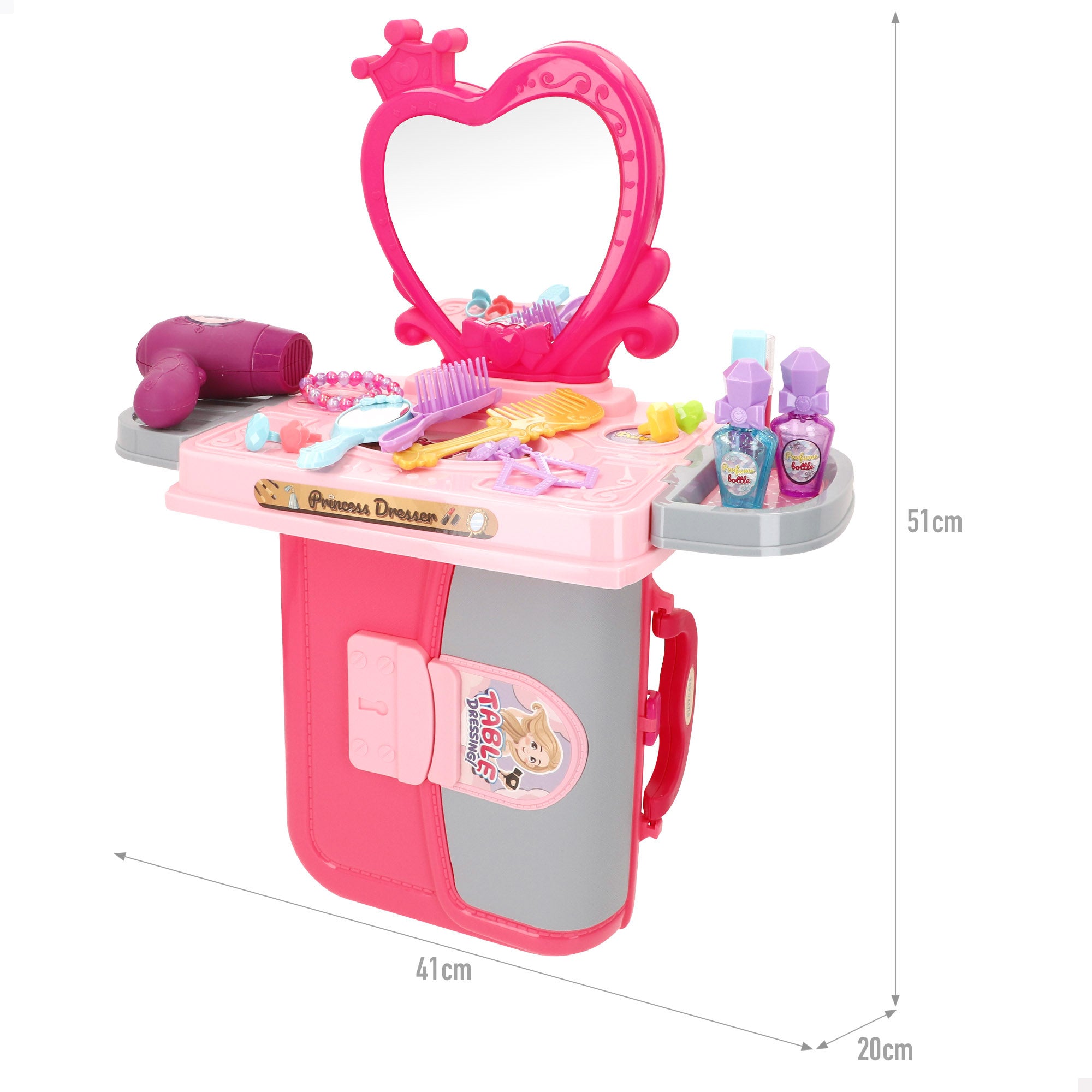 Estojo de brinquedos 3 em 1 My Home com acessórios