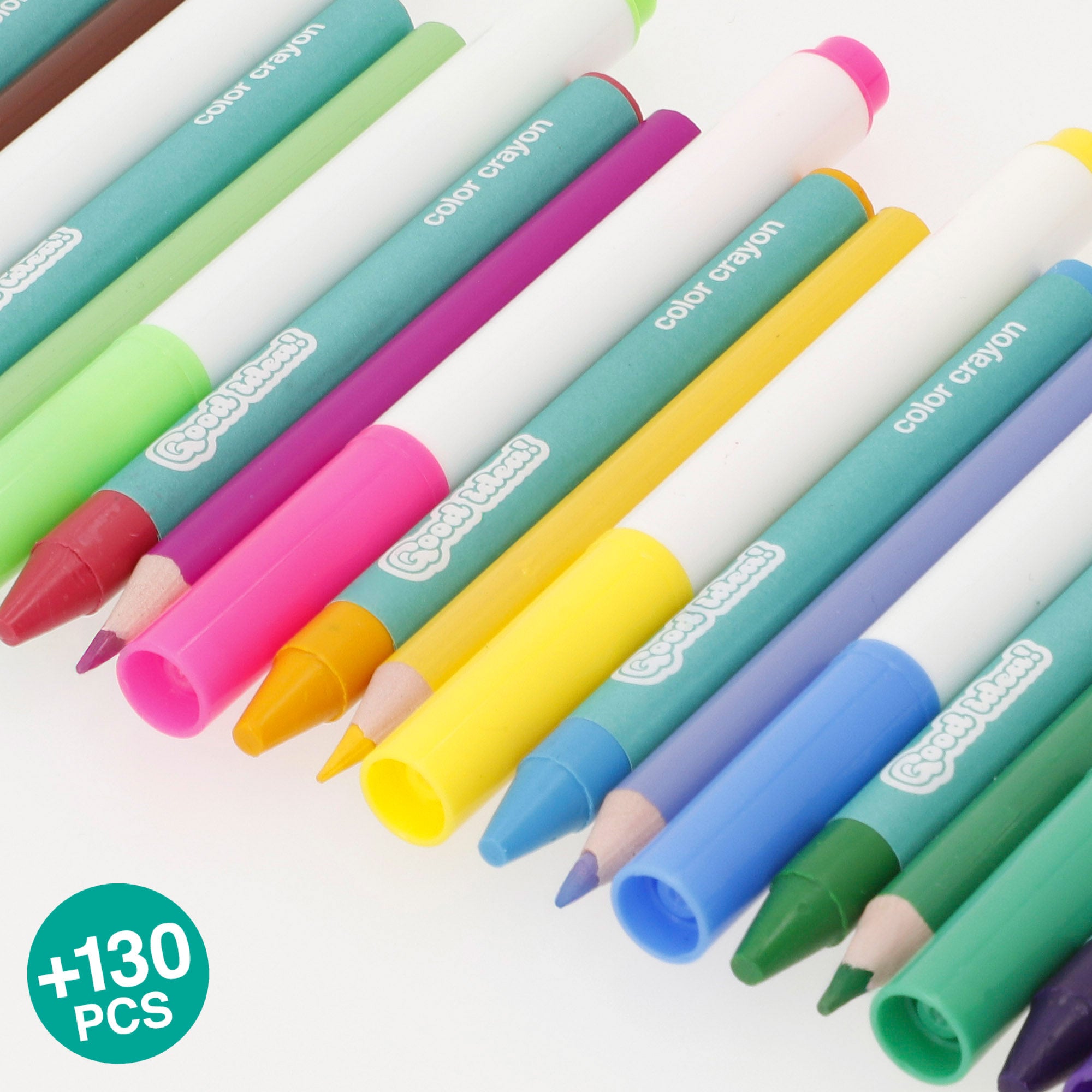 Maletín de dibujo infantil con 130 piezas de pintura y color Good Idea!