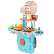 Cozinha de brincar 3 em 1 em mala My Home com acessórios