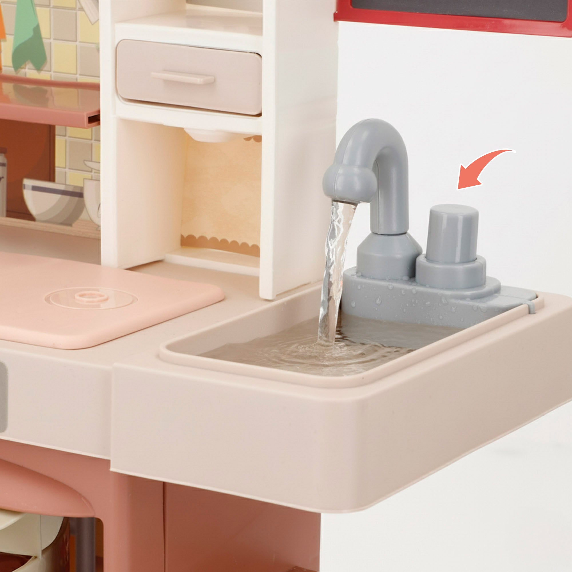 A Minha Cozinha em Miniatura para Bolos, com Comida, Luzes e Som