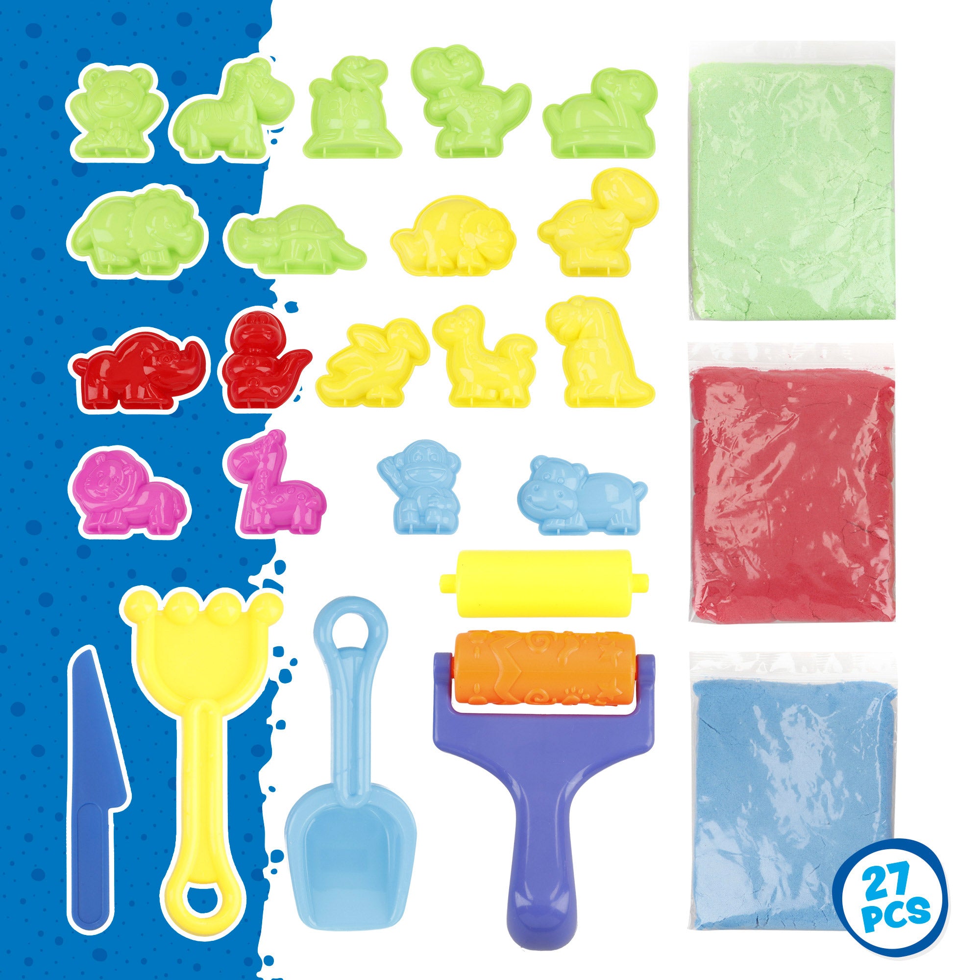 Arena mágica con moldes COLORBABY